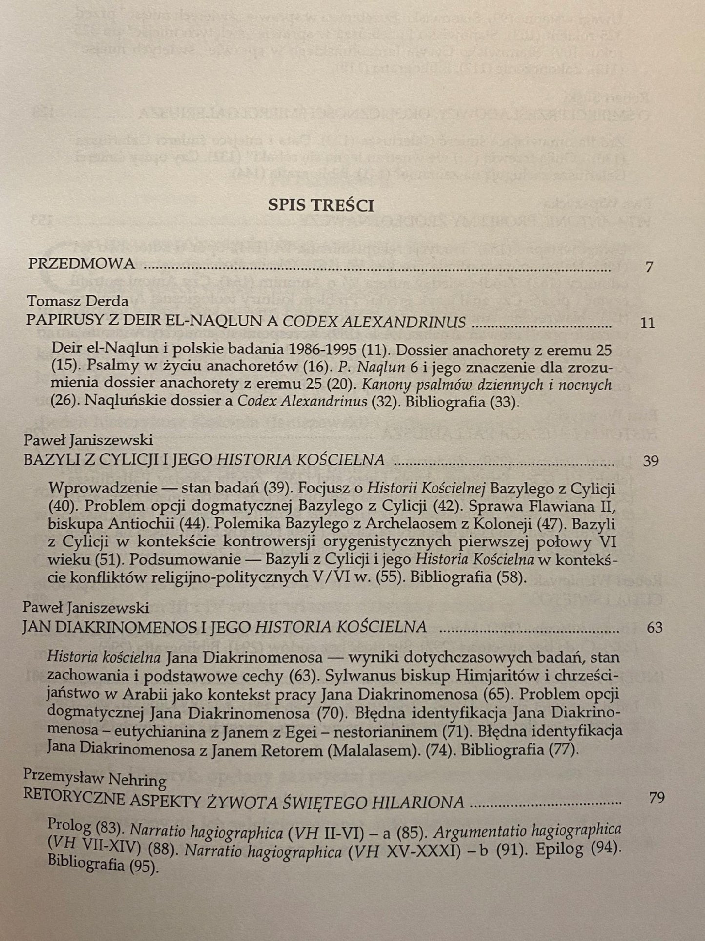 Chrześcijaństwo u schyłku starożytności Red. Tomasz Derda