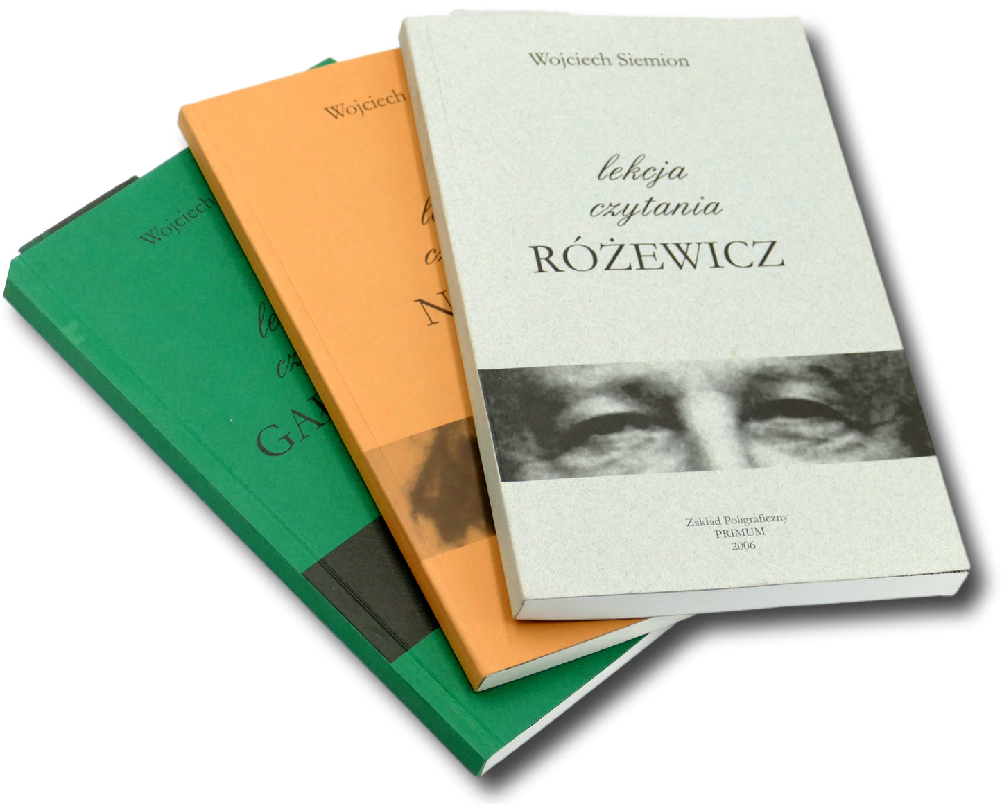 Lekcja czytania: Różewicz, Norwid, Gałczyński - Wojciech Siemion [Autograf]