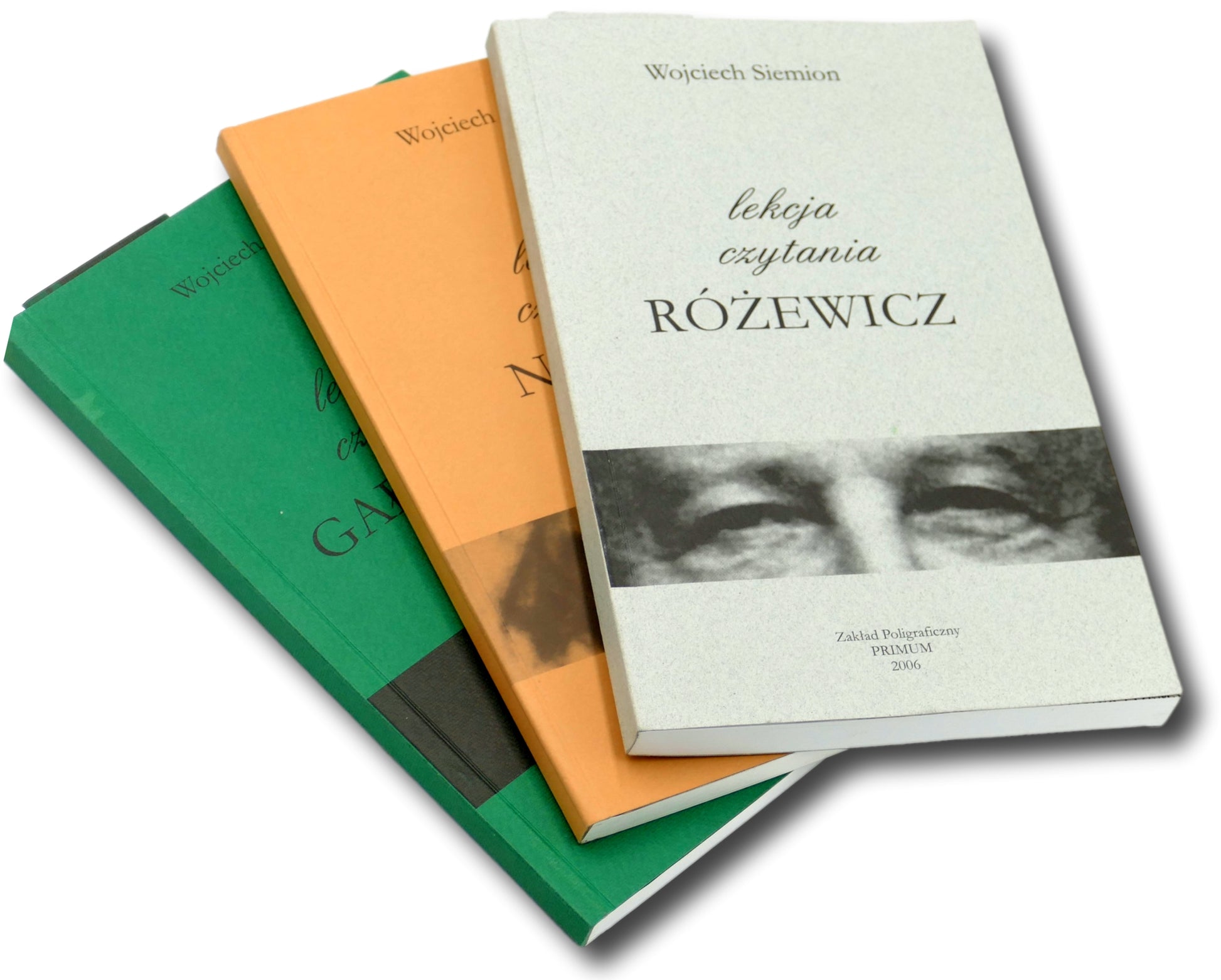 Lekcja czytania: Różewicz, Norwid, Gałczyński - Wojciech Siemion [Autograf]