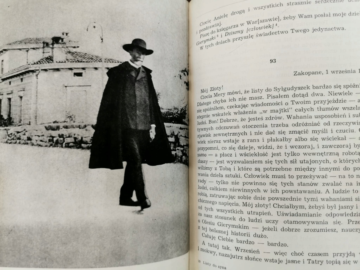 Listy do syna, Stanisław Witkiewicz