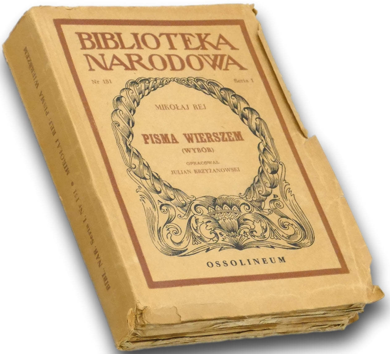 Pisma wierszem. Wybór - Mikołaj Rej [Biblioteka Narodowa]
