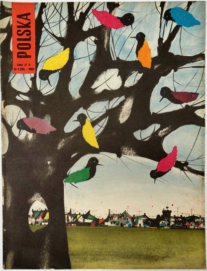 Zestaw 10 numerów Miesięcznika POLSKA 1959-1974 [okładki: Roman Cieślewicz]