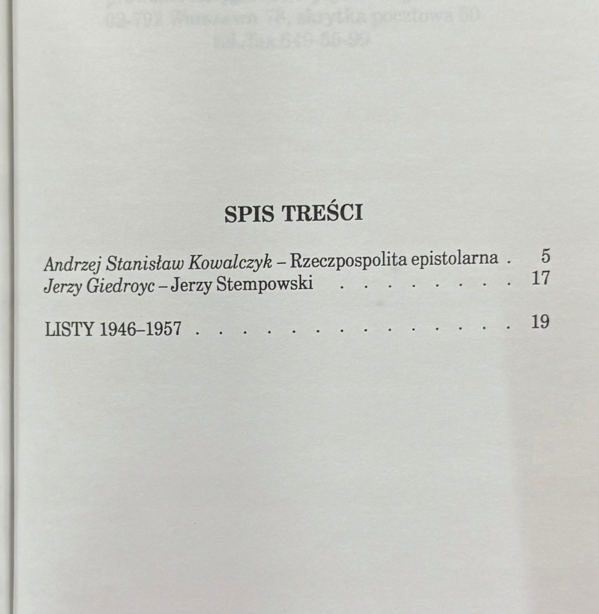 Listy 1946-1969 Cz. 1,2 Jerzy Giedroyc, Jerzy Stempowski (zestaw)