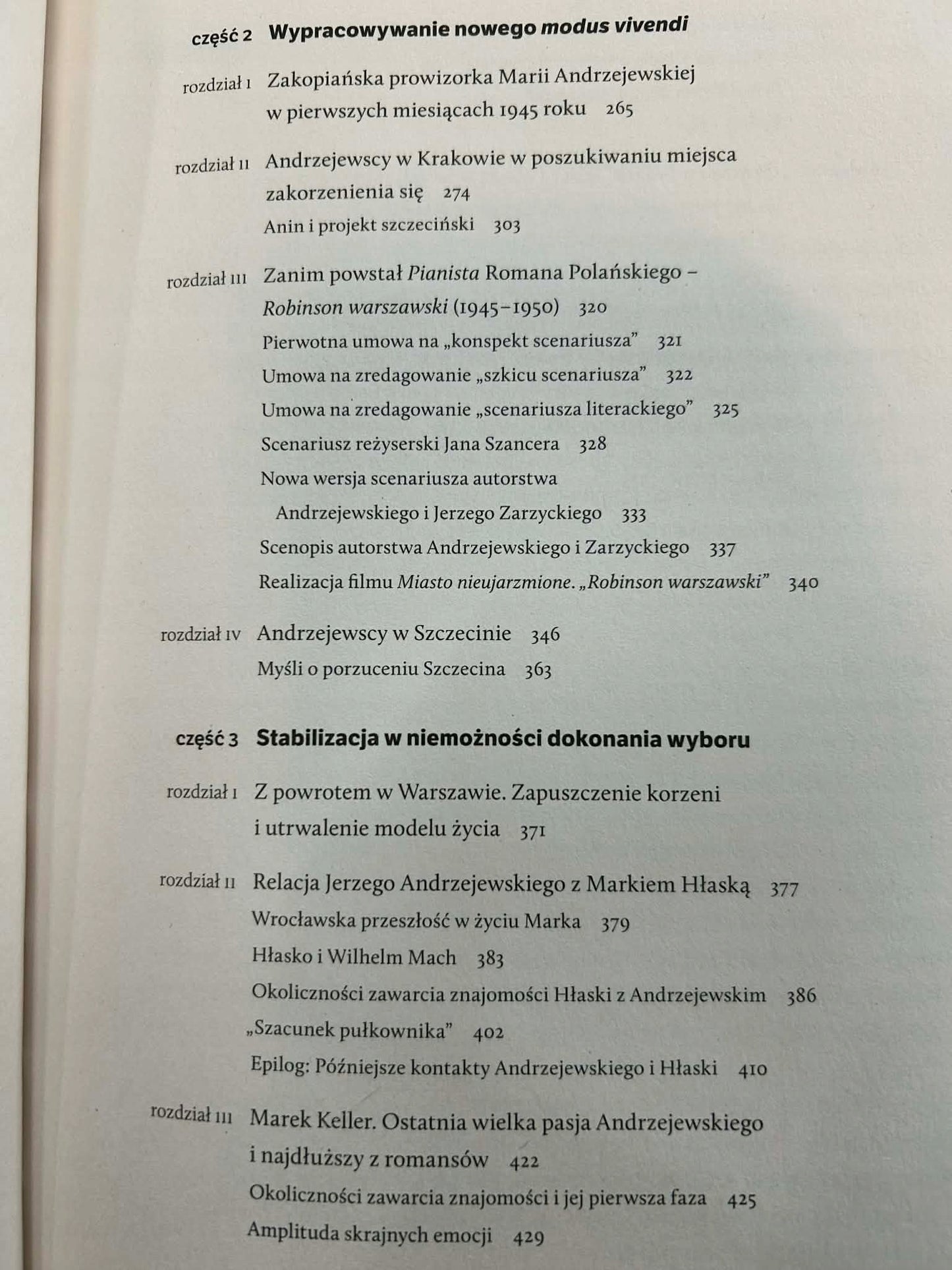 Jerzy Andrzejewski. Przyczynek do biografii prywatnej -A. Smoradzka-Demadre