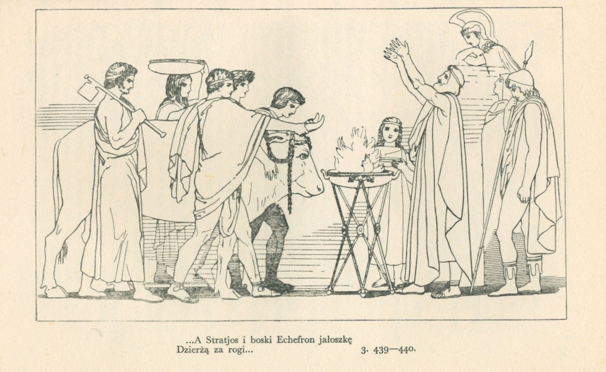 Homer, Odyseja [1935] [oprawa artystyczna] [ilustrował J. Flaxman]