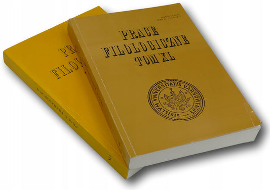 Prace filologiczne Tom XL oraz XLI