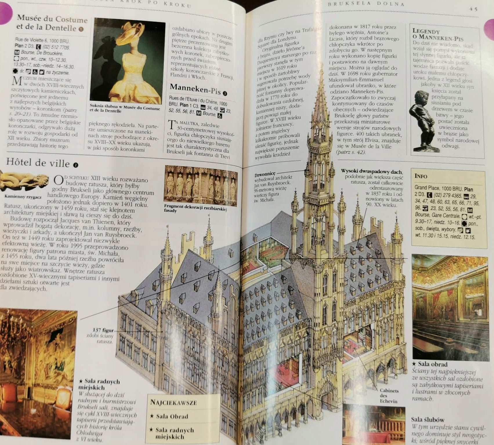 Bruksela Brugia, Gandawa i Antwerpia Przewodniki "Wiedzy i Życia"