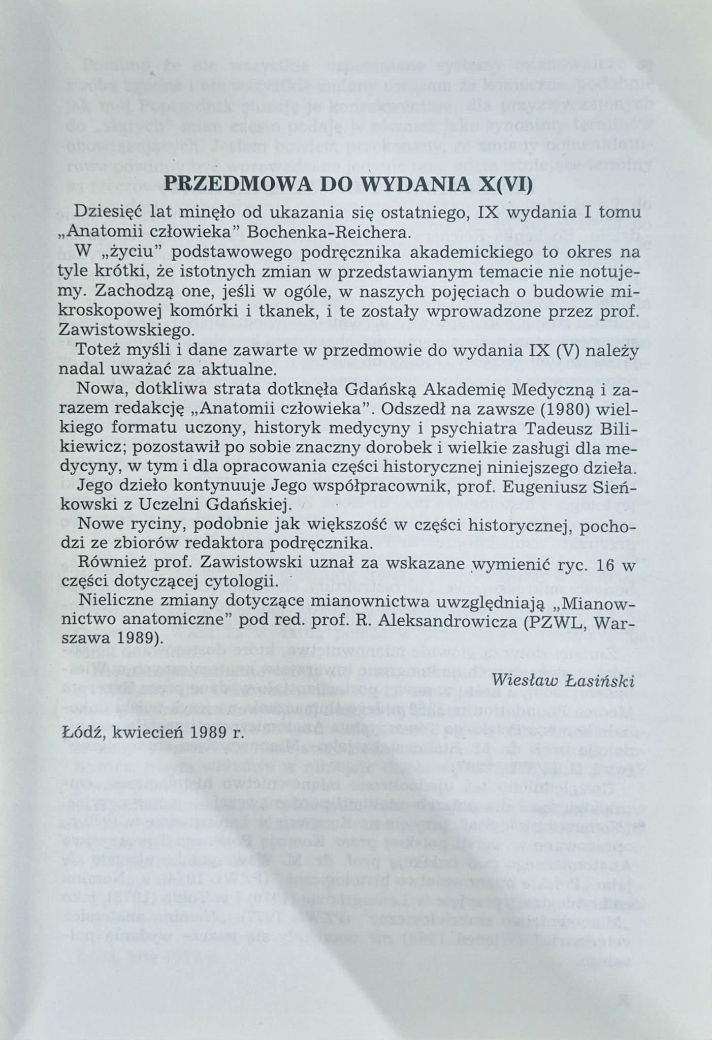 Komplet 5 tomów Anatomia człowieka Adam Bochenek Michał Reicher