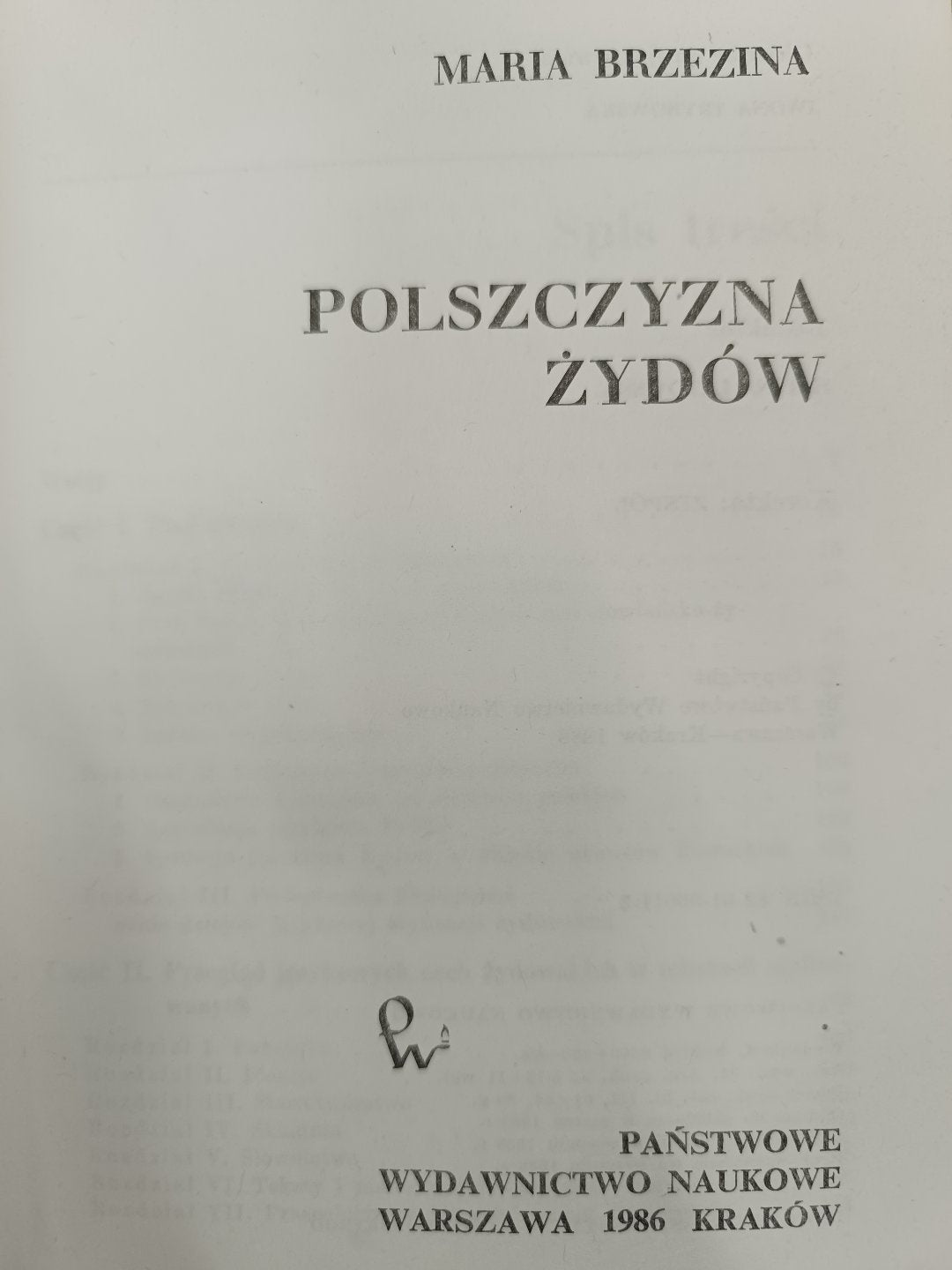 Polszczyzna Żydów, Maria Brzezina