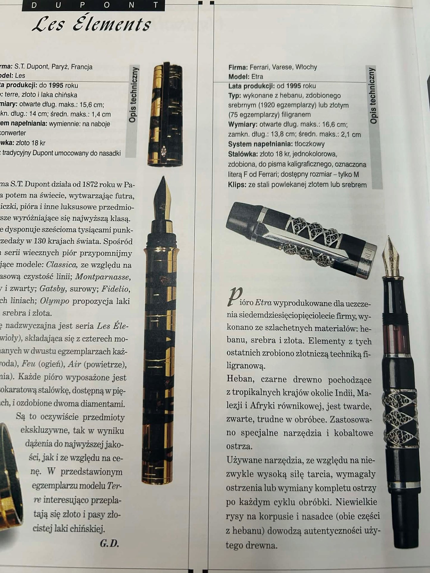 Pióra wieczne. Historia - kolekcjonerstwo - modele