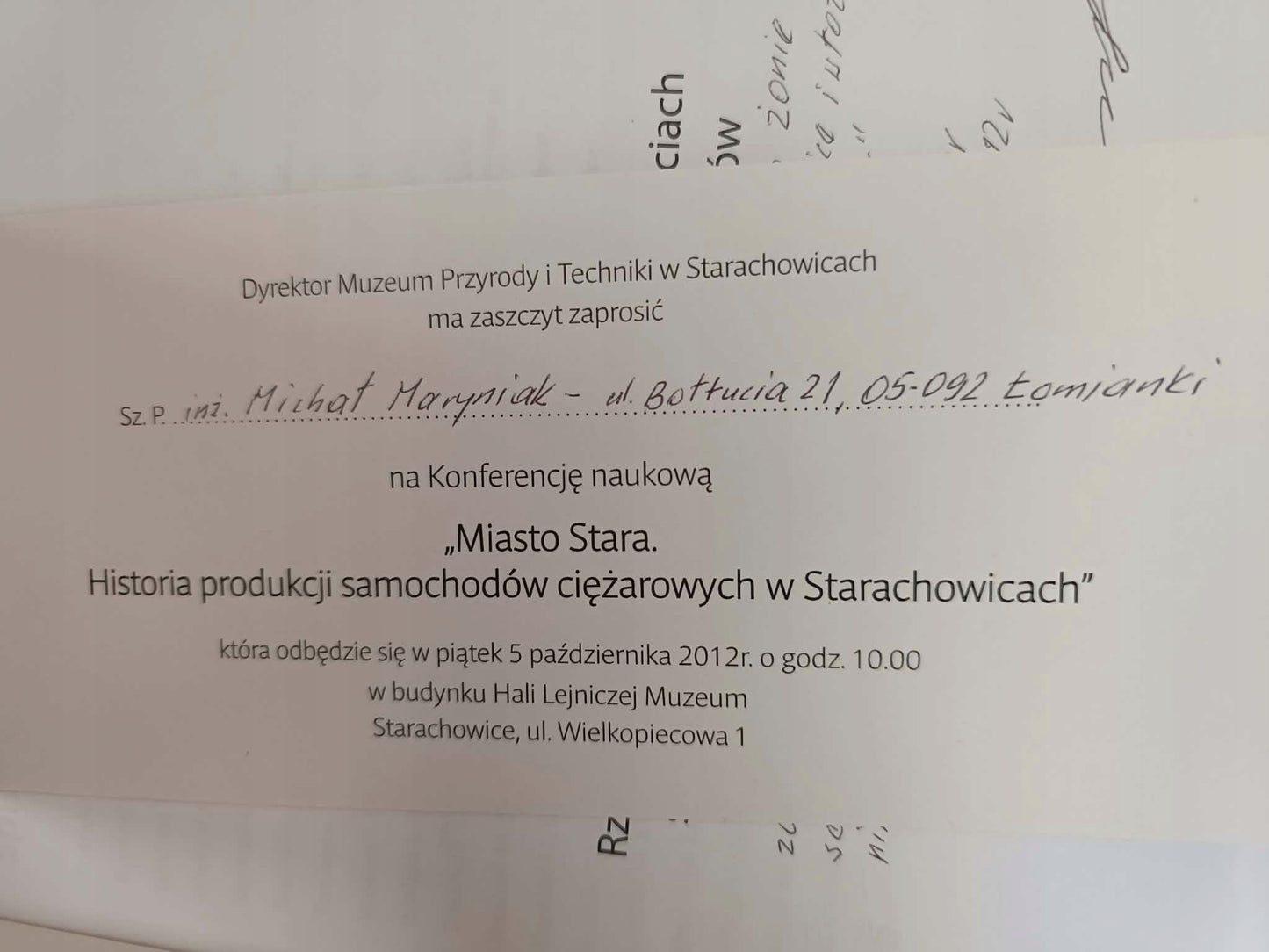 Star znad Kamiennej, Antoni i Paweł Chmielniccy [+dedykacja, zaproszenie]