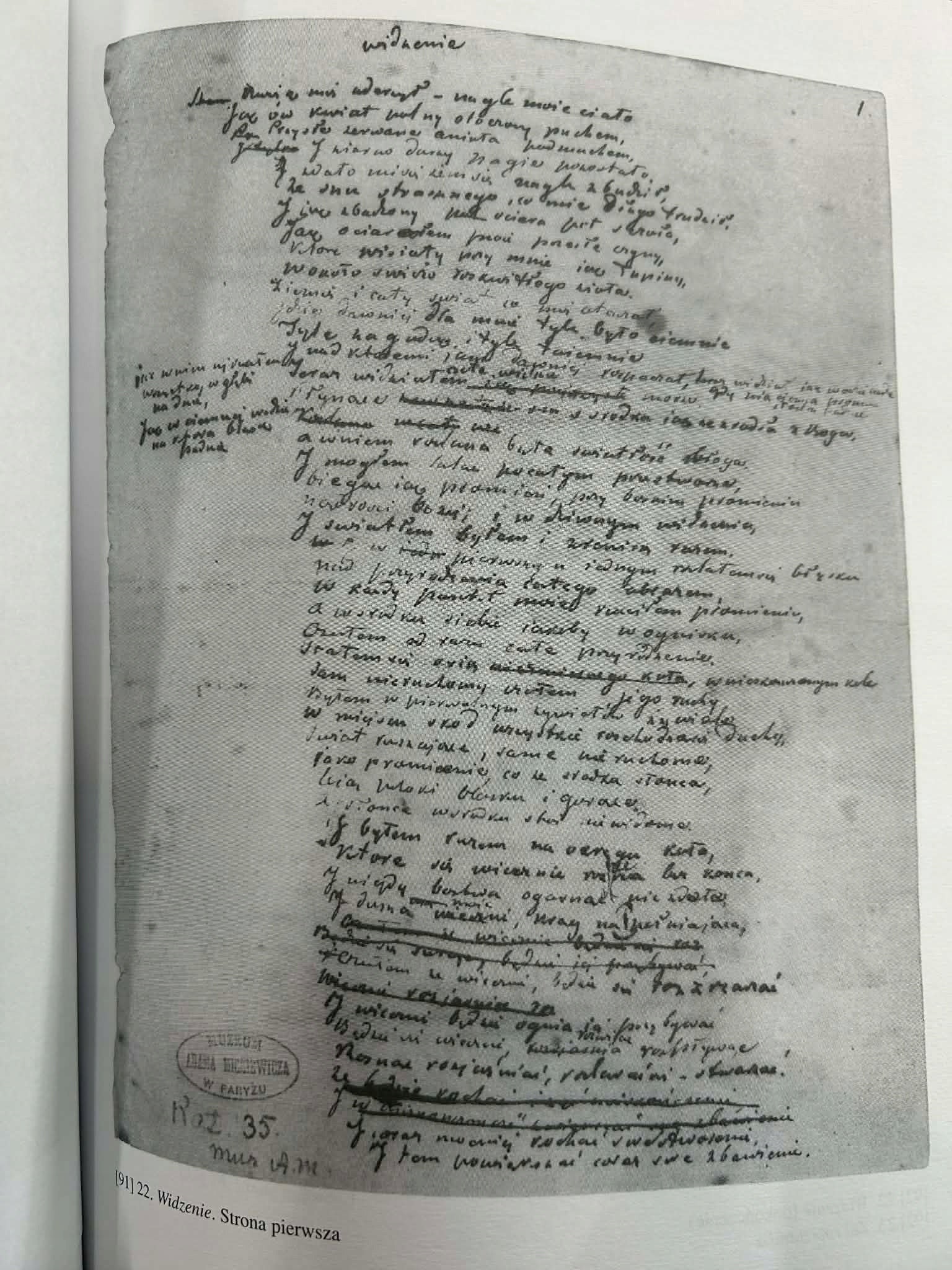 Wiersze Adama Mickiewicza w podobiznach autografów. Część druga 1830-1855