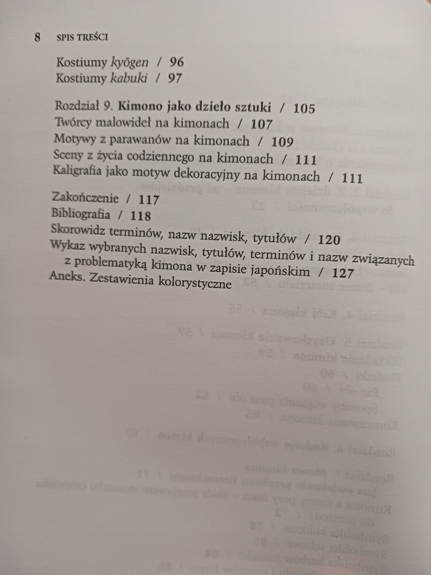 Kimono Jego dzieje i miejsce w japońskiej kulturze Barbara Zaborowska