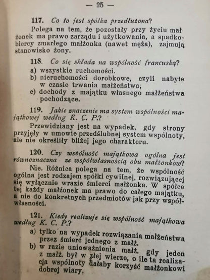 Prawo cywilne w pytaniach i odpowiedziach, S. Lutosławski
