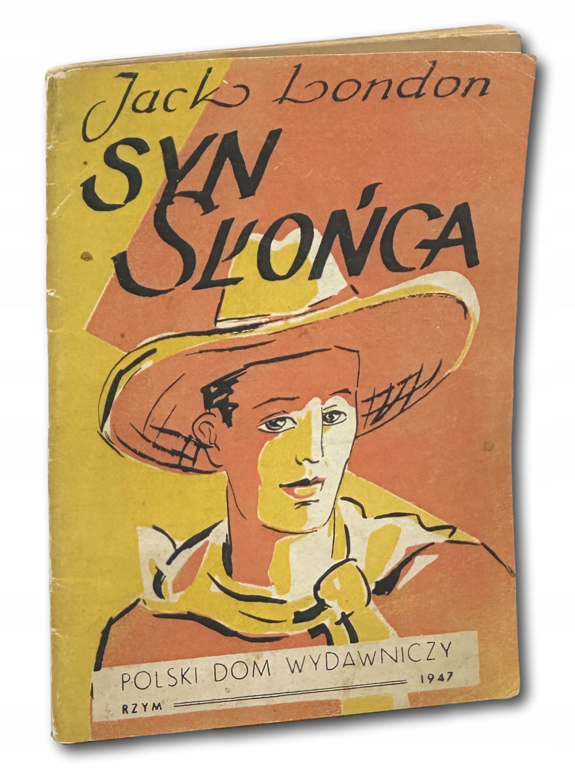 Syn słońca Jack London [okł. Jerzy Młodnicki][Rzym 1947]