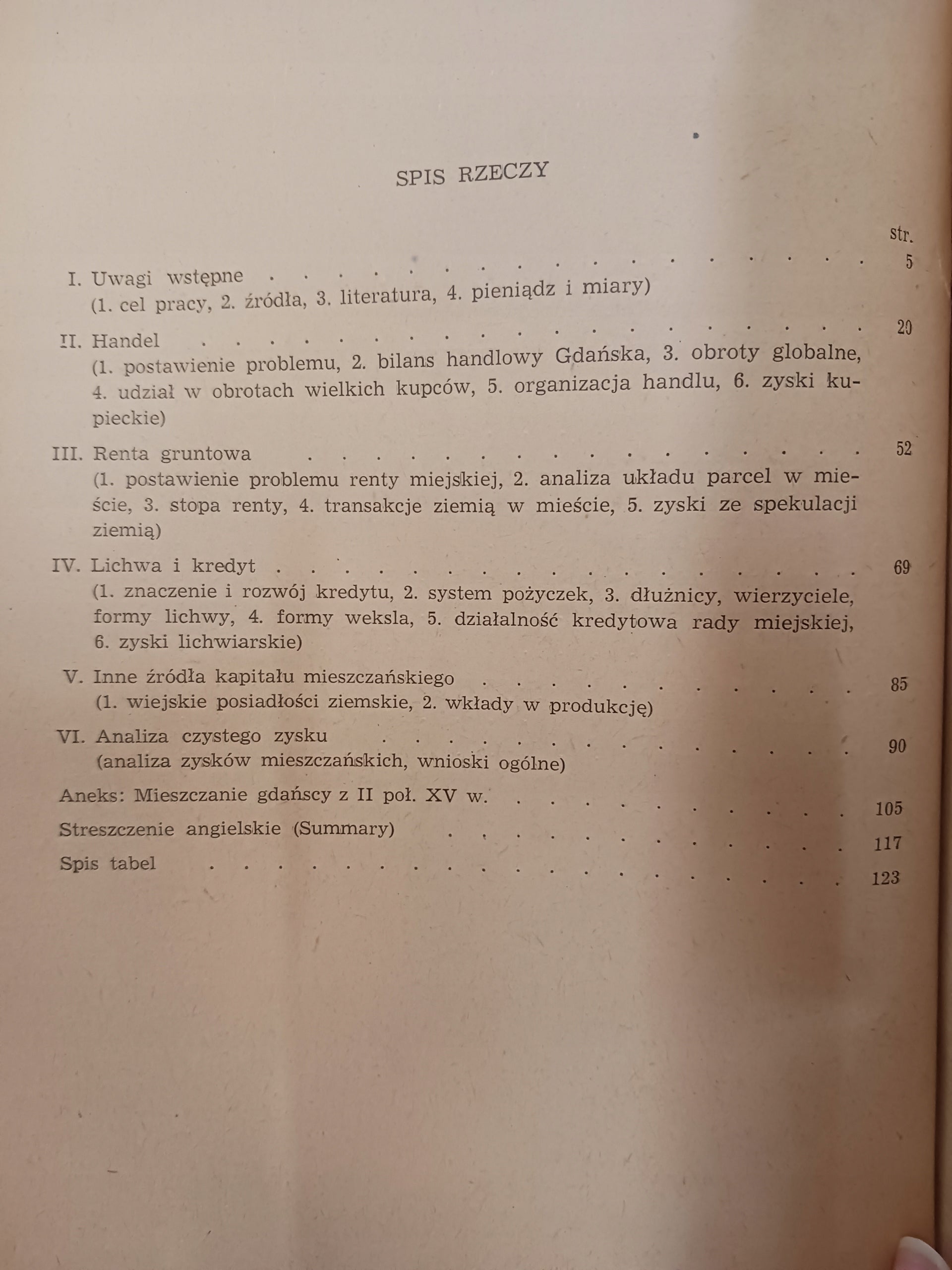 Badania nad kapitałem mieszczańskim Gdańska Henryk Samsonowicz