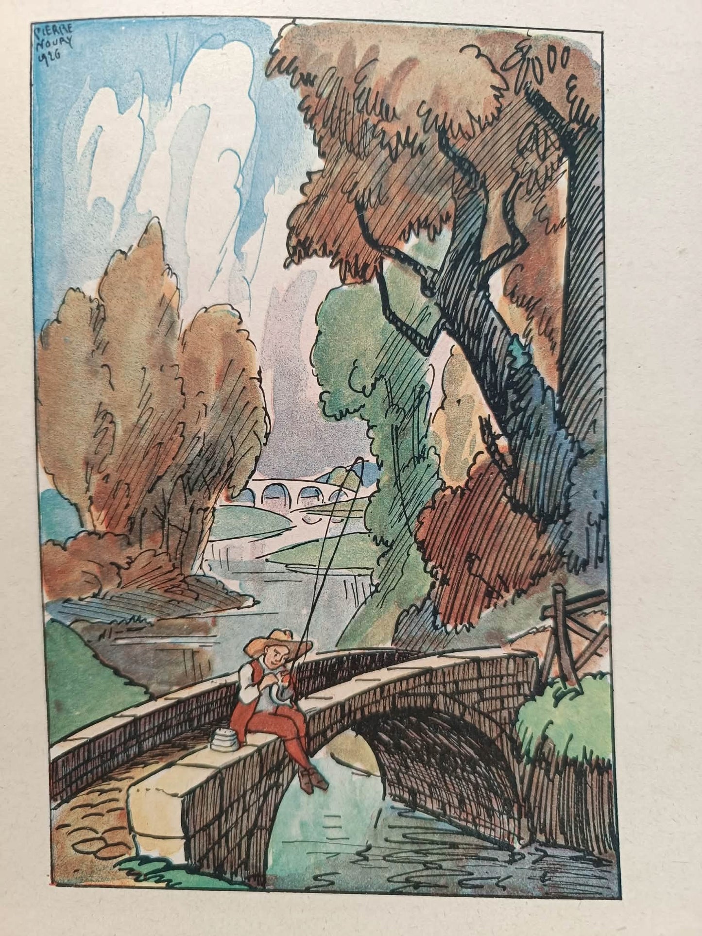 Fables de la Fontaine [il. Pierre Noury] [bajki po francusku, 1928]