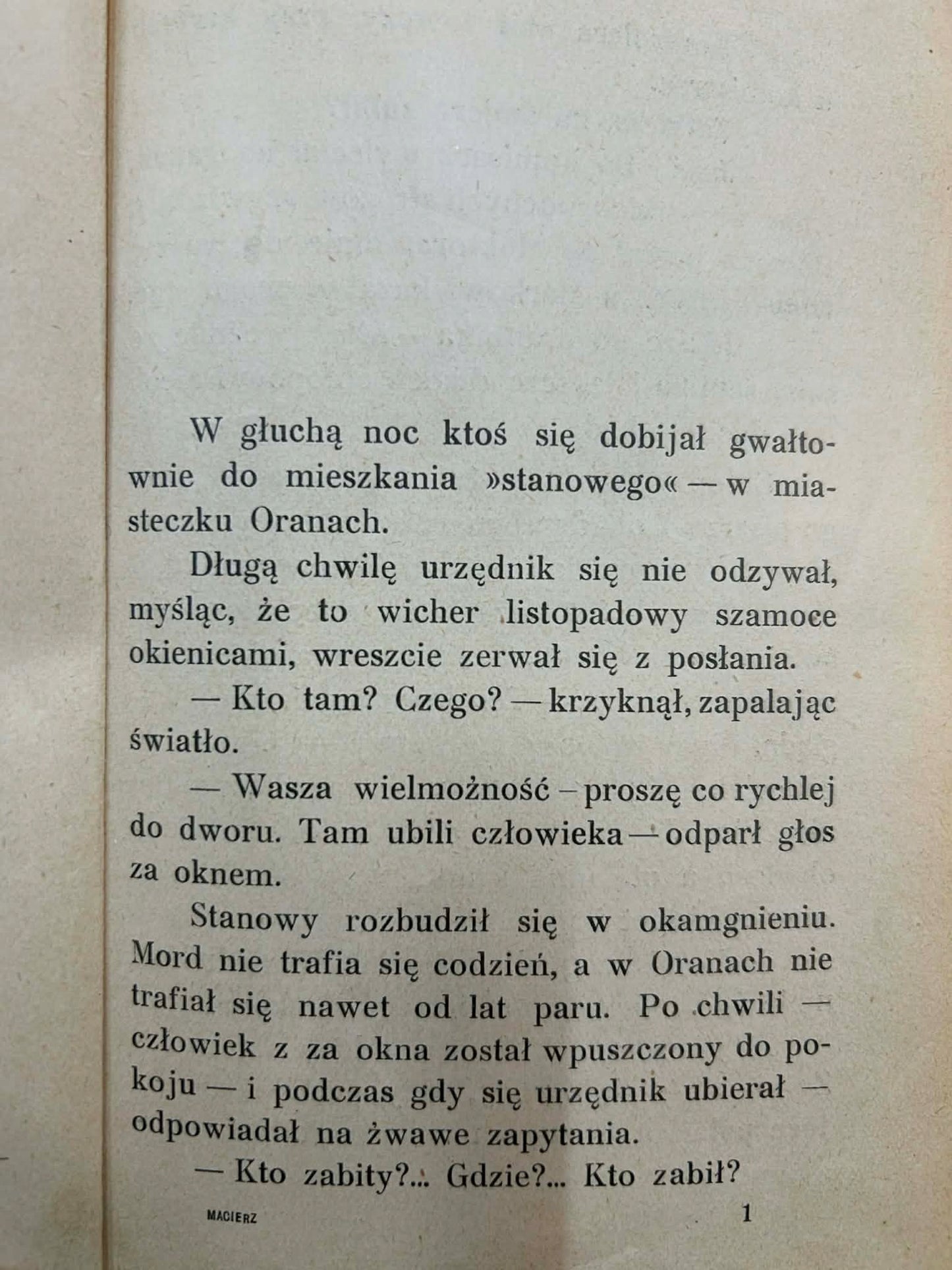 Macierz. Powieść - Maria Rodziewiczówna [II wydanie, ok. 1930 r.]