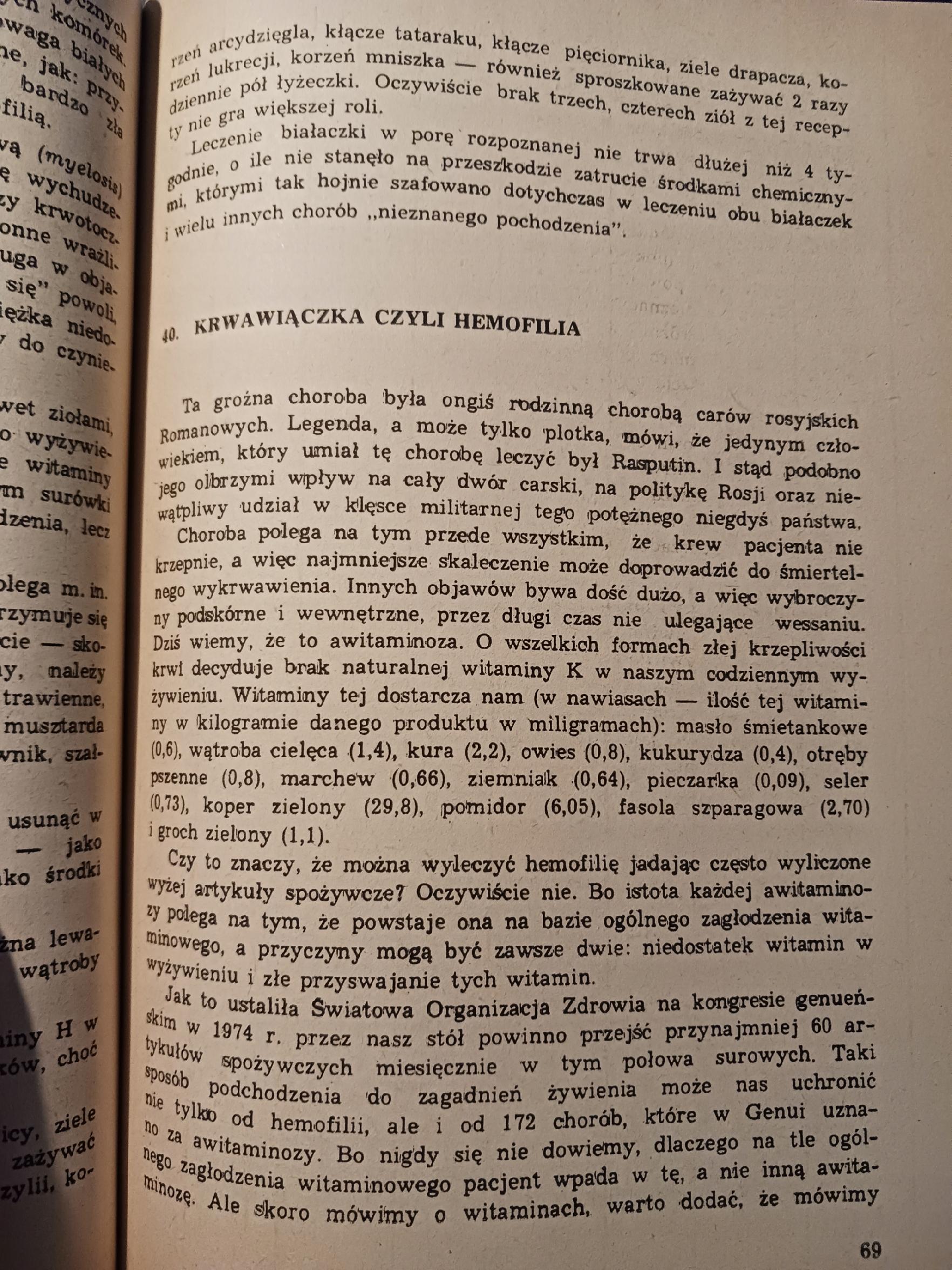 Poradnik zielarza Witold Poprzęcki + notatki