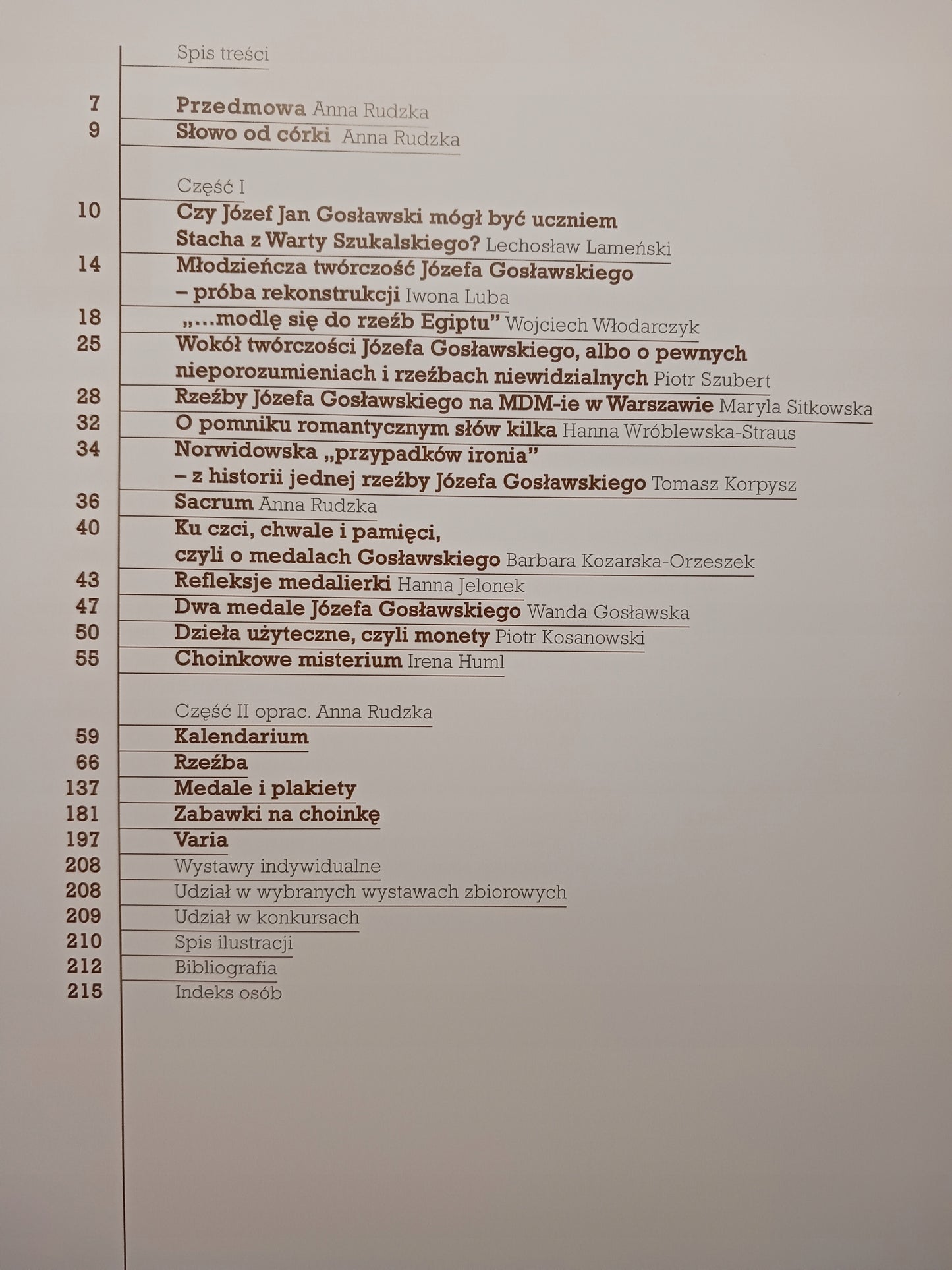 Józef Gosławski. Rzeźby, monety, medale red. Anna Rudzka