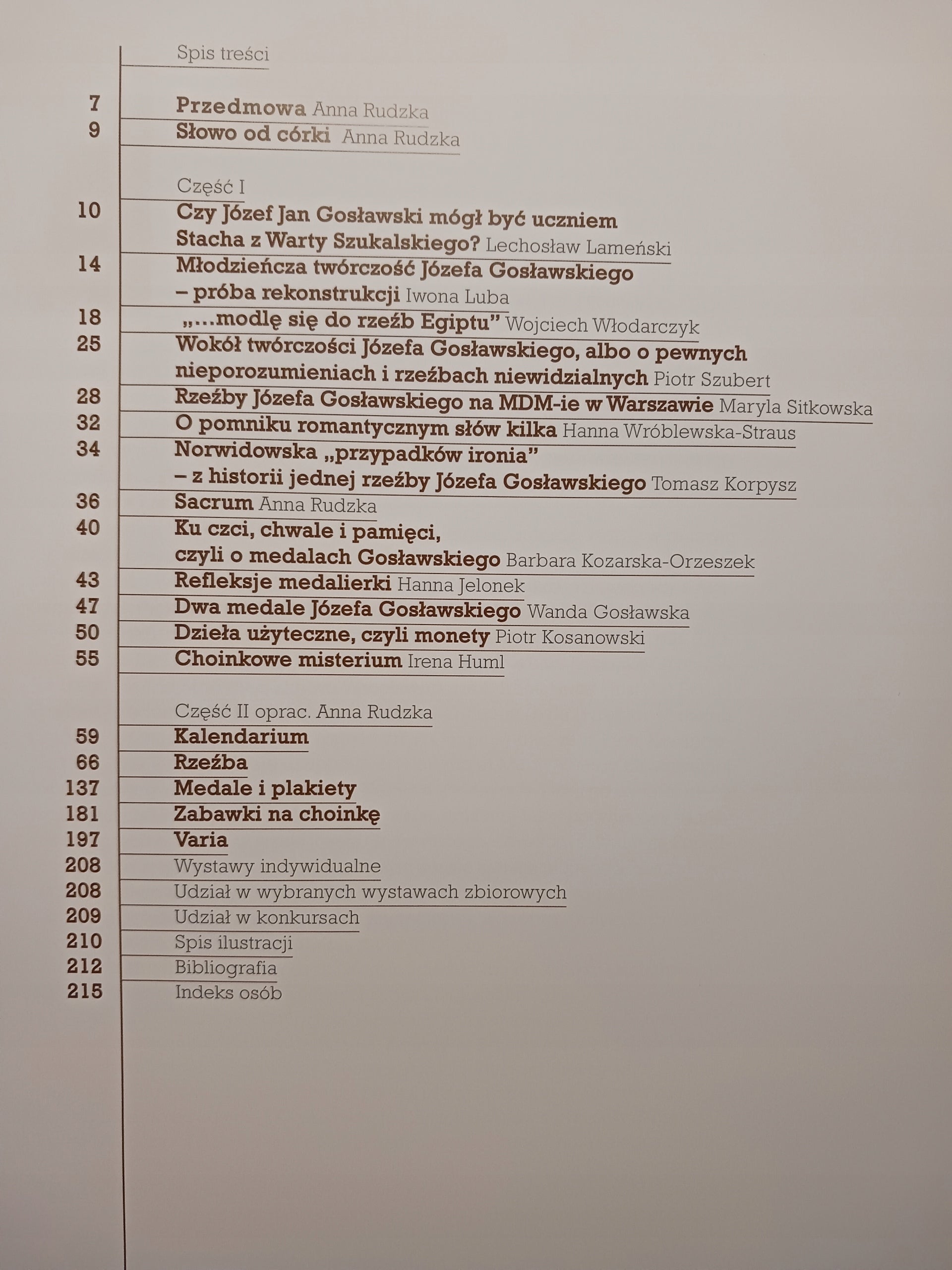Józef Gosławski. Rzeźby, monety, medale red. Anna Rudzka