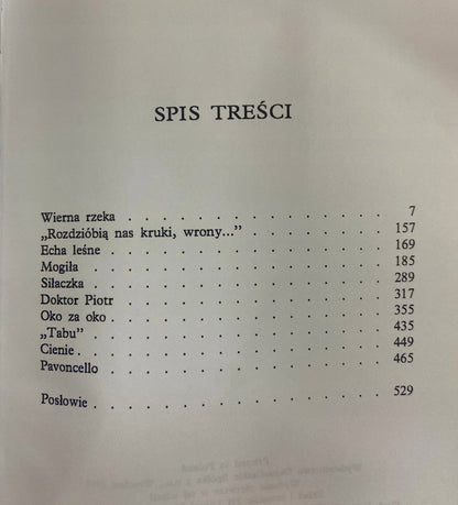 Stefan Żeromski Wierna rzeka i inne utwory Wydawnictwo Dolnośląskie