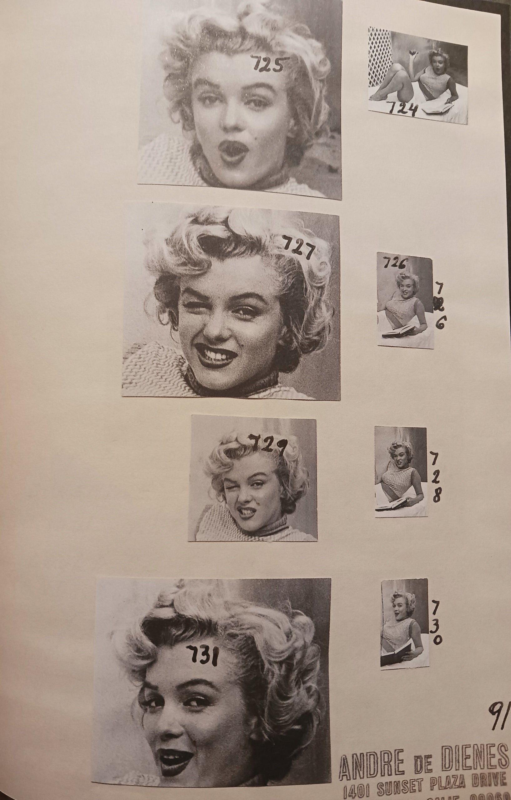 Andre De Dienes x2 Marilyn - Photographs, Marylin - Memoirs [zestaw]