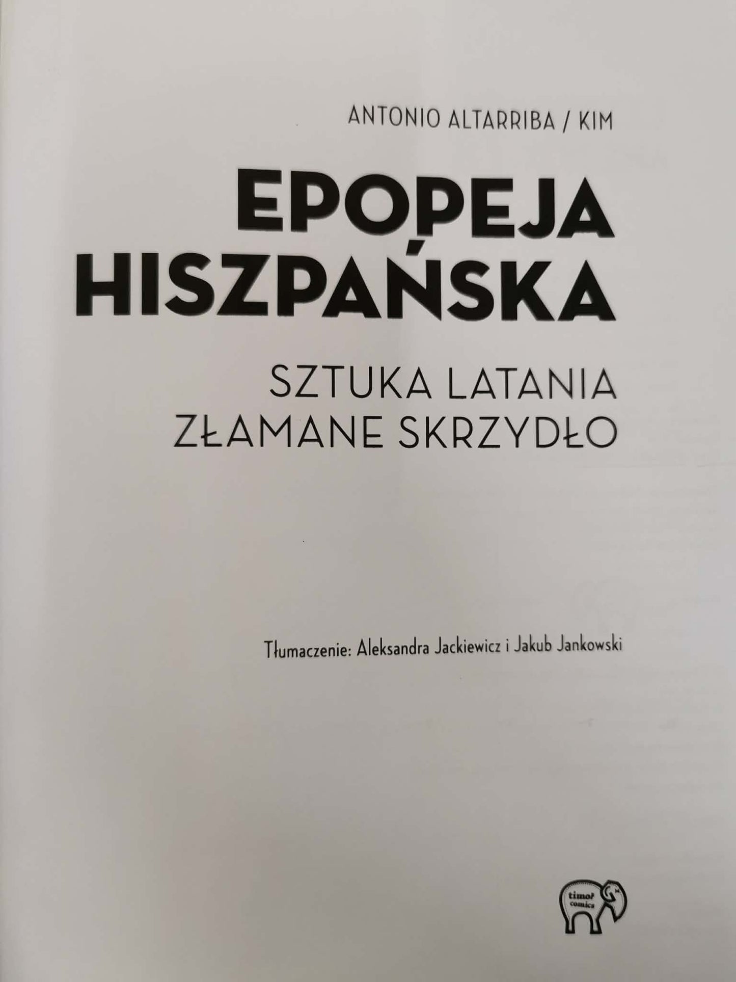 Epopeja hiszpańska, Antonio Altarriba