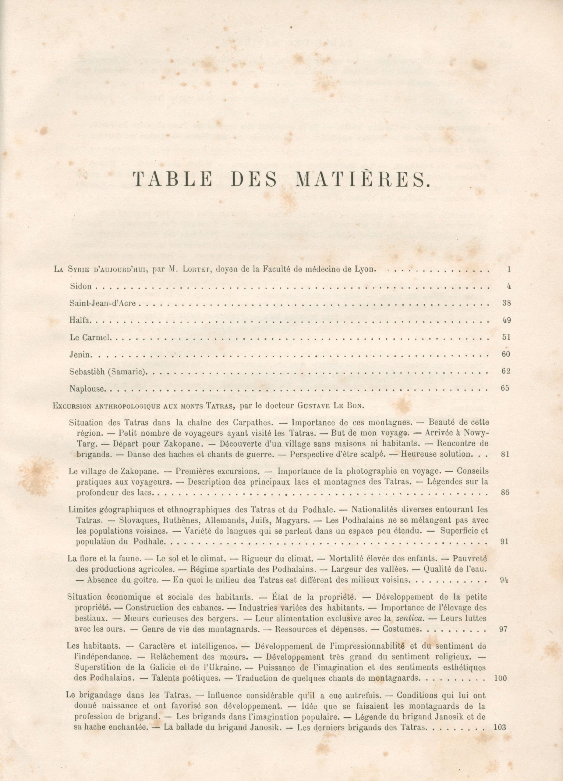 Charton Édouard Le Tour du Mond [mapa Tatr, tekst o Podhalu, 1881]