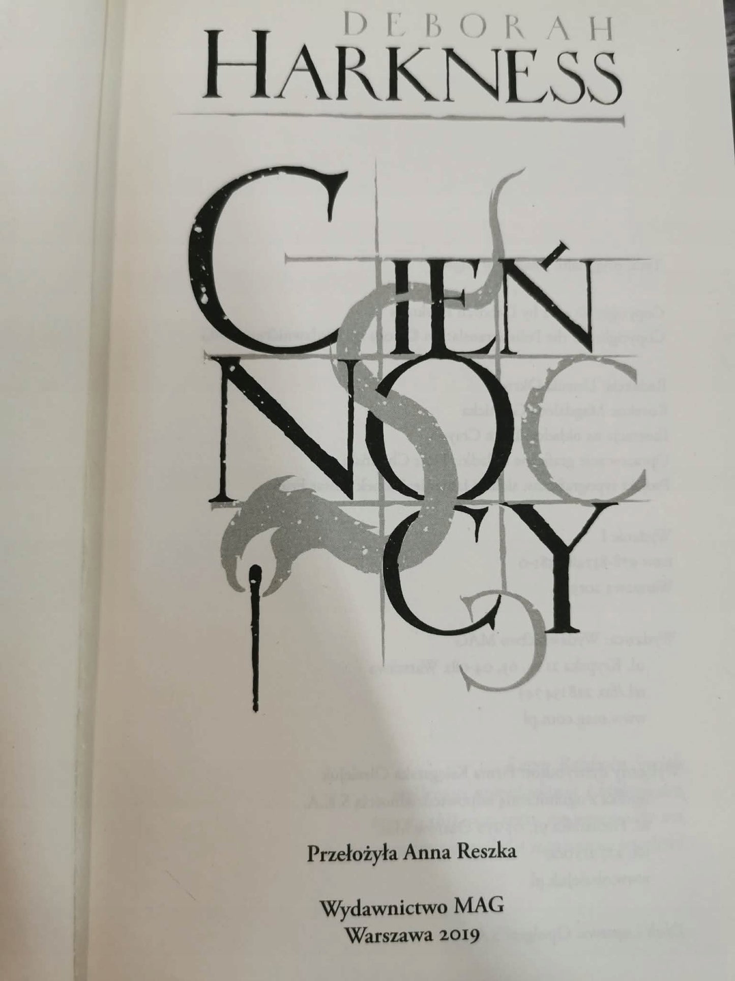 Cień Nocy / Księga życia / Księga czarownic, Deborah Harkness