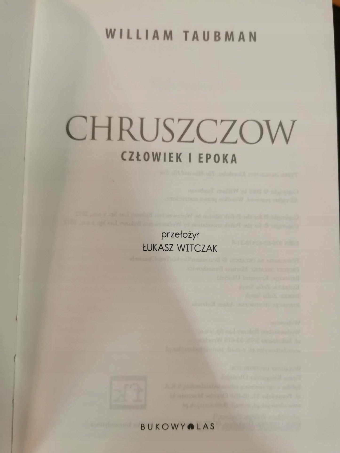 Chruszczow. Człowiek i epoka, William Taubman