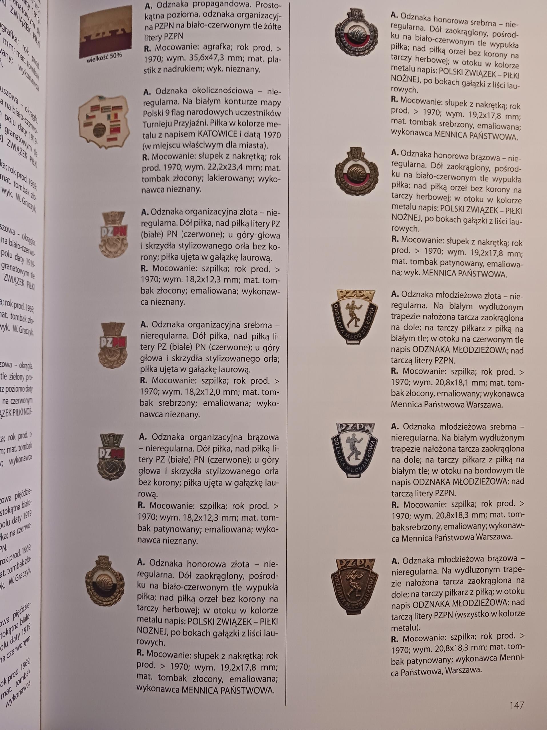 Odznaki polskich związków sportowych... Andrzej Szalewicz