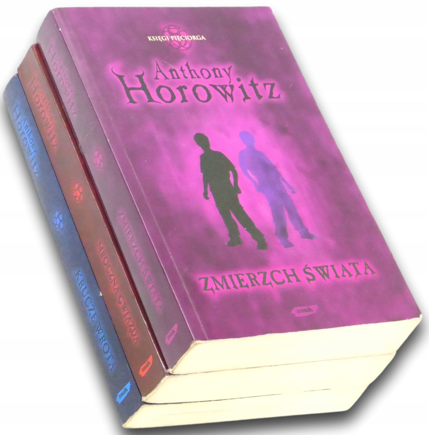 Anthony Horowitz Księga Pięciorga x3 Krucze wrota, Mroczna Gwiazda + ...