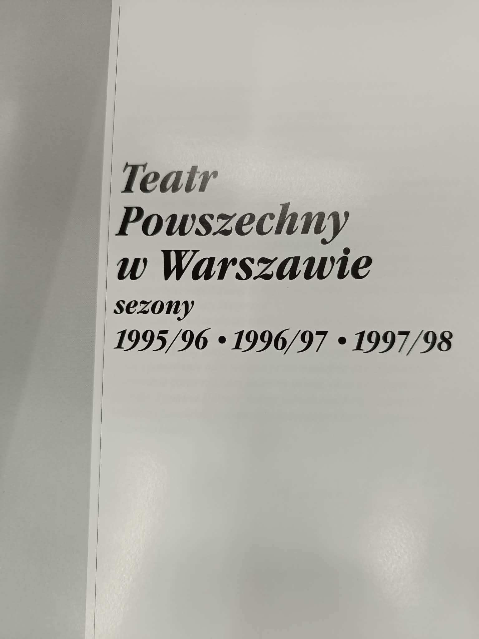 Teatr powszechny im. Zygmunta Hubnera x2 1945, 1975, 1995