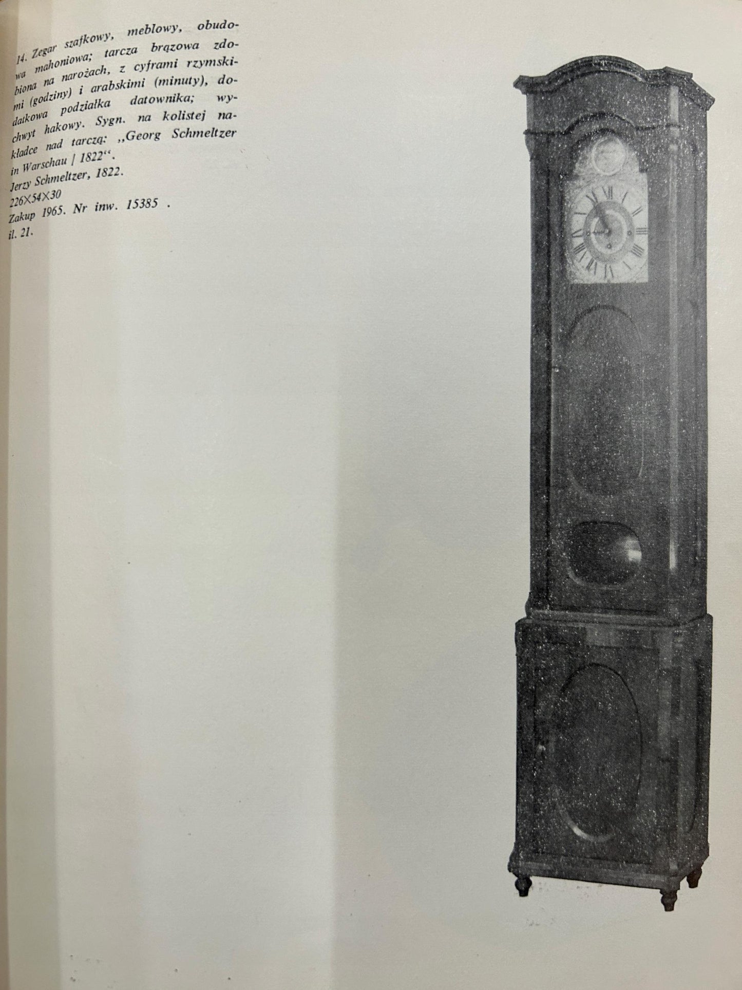 Zegary warszawskie XVIII i XIX wieku w zbiorach Muzeum Historycznego