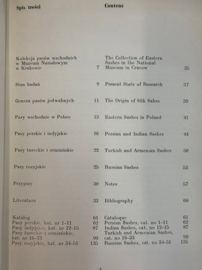 Taszycka Maria Pasy wschodnie 1. Tom IV. Pasy kontuszowe