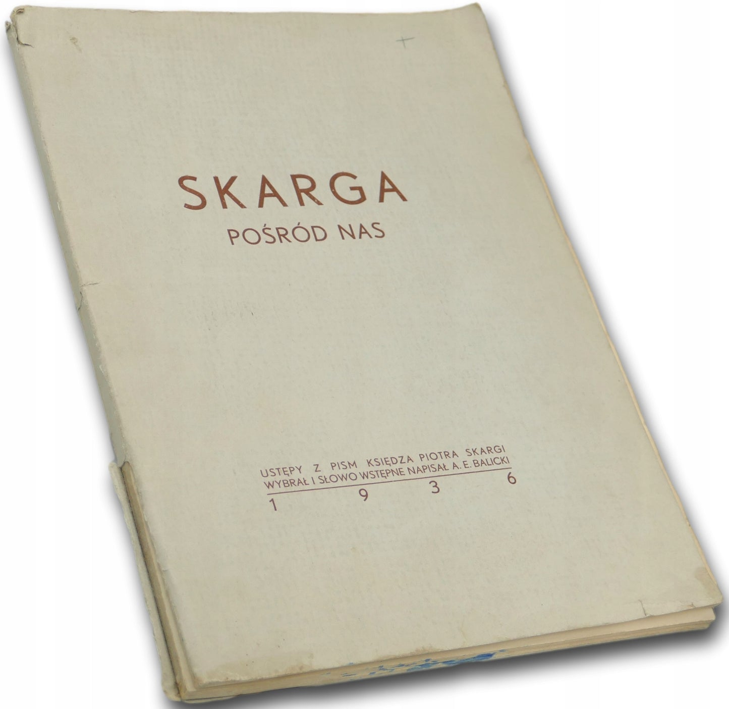 Skarga pośród nas [wydanie przedwojenne]