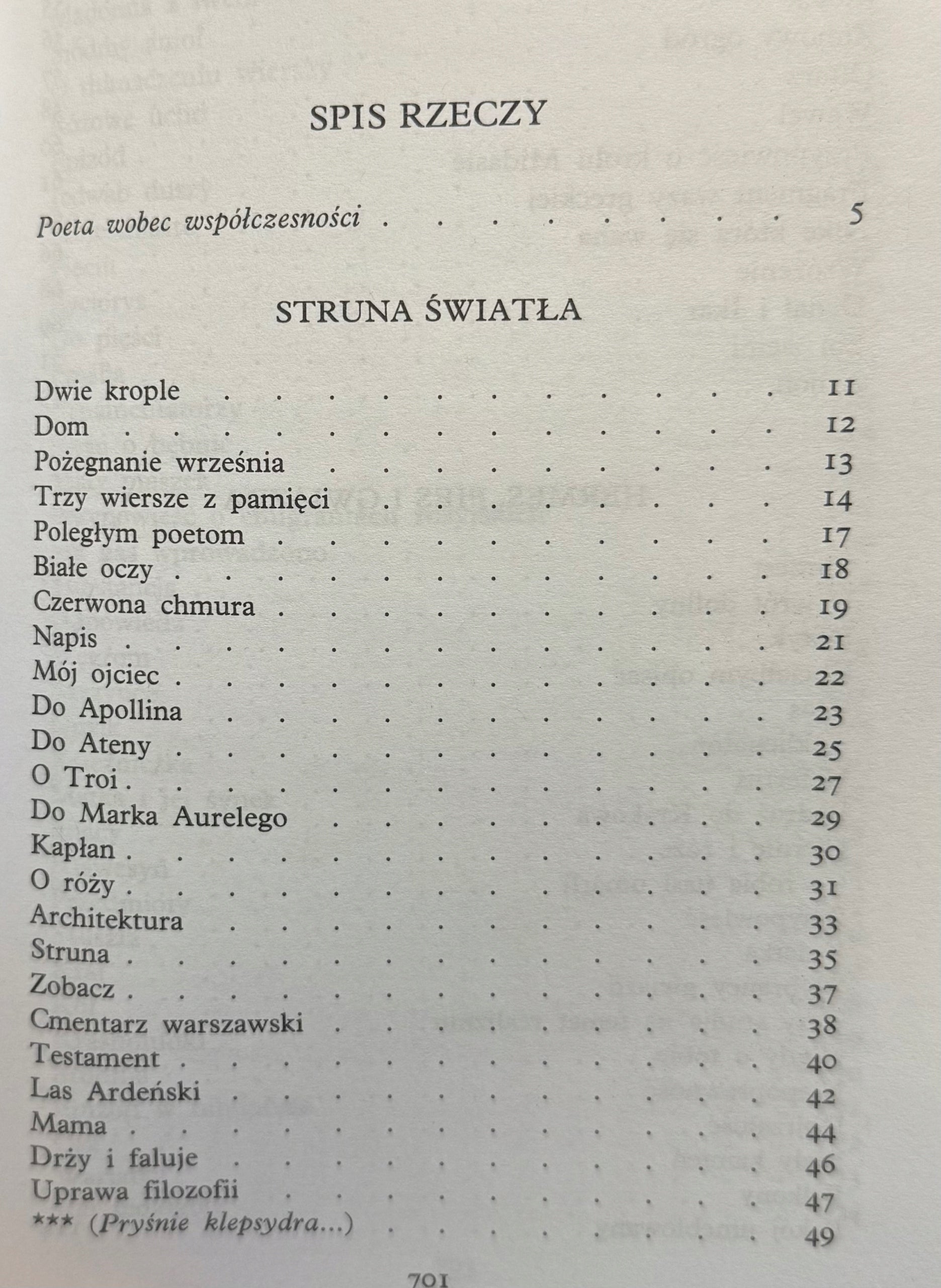 Poezje Zbigniew Herbert