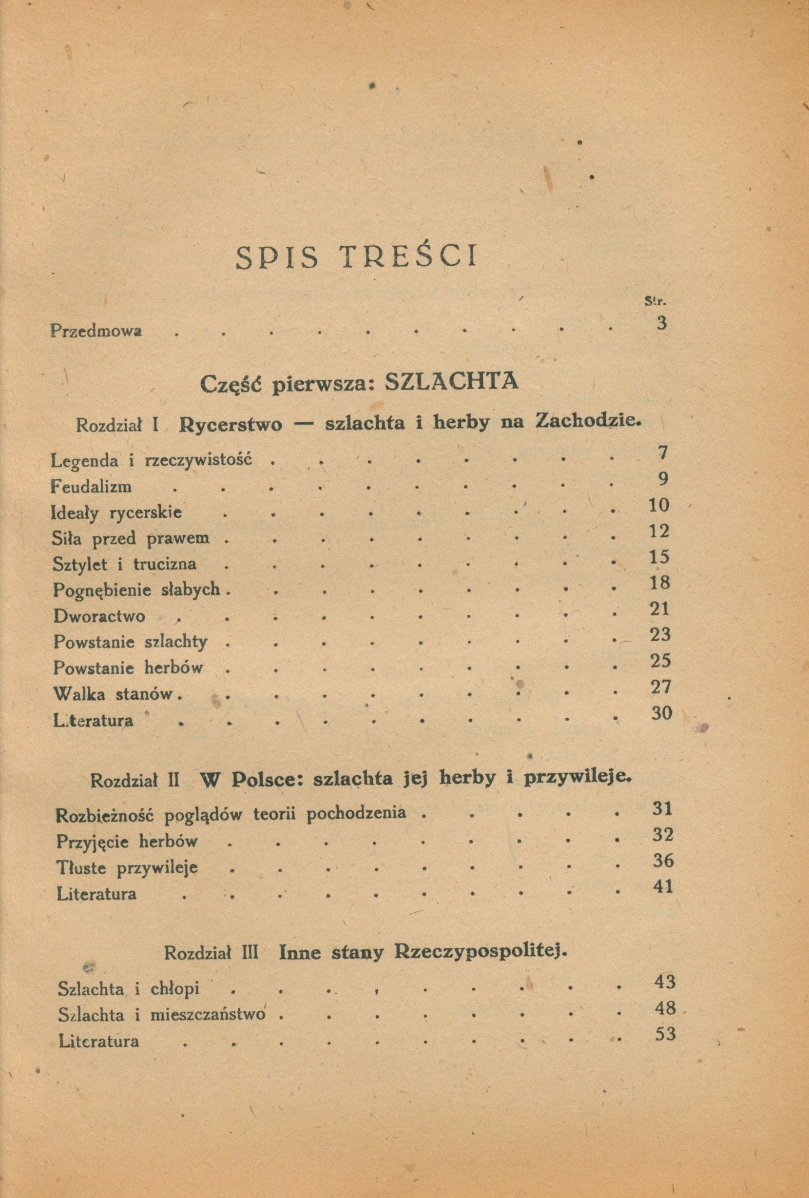 Szlachta i możnowładztwo w dawnej Polsce: szkic, Tobiasz M. [Kraków 1945]