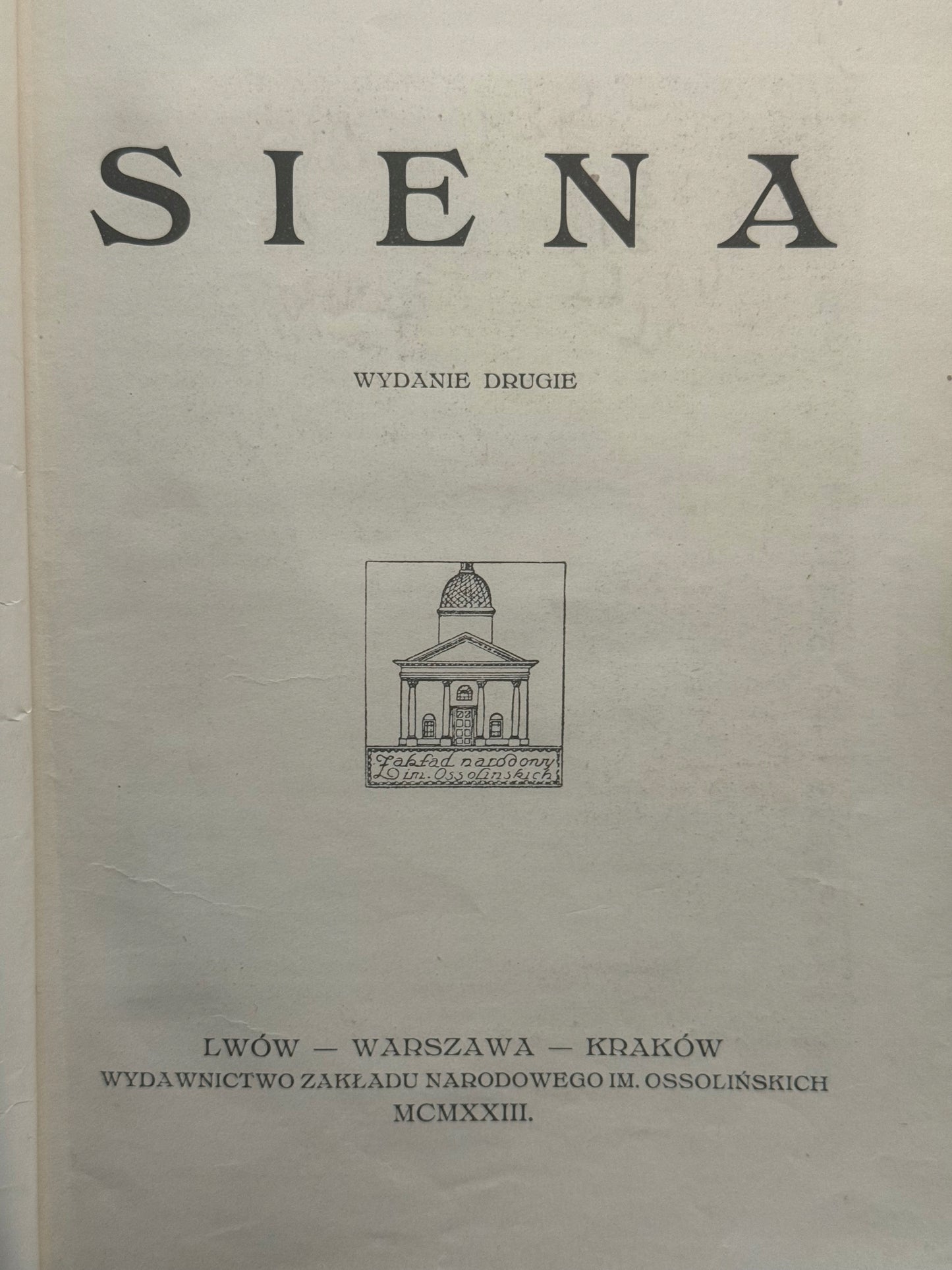 Siena Chłędowski Kazimierz [1923]