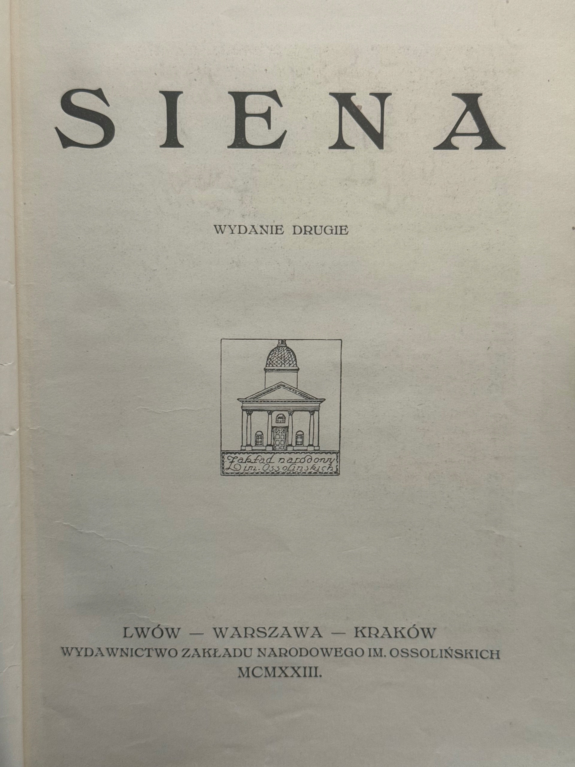 Siena Chłędowski Kazimierz [1923]