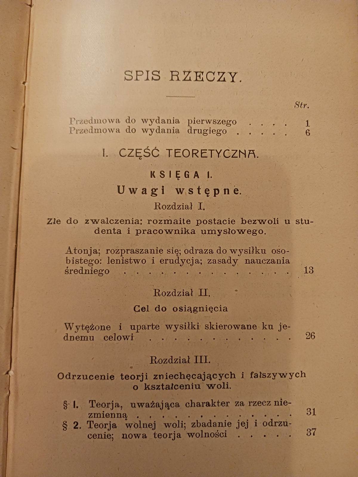 Kształcenie woli Juljusz Payot [wydanie z roku 1905]