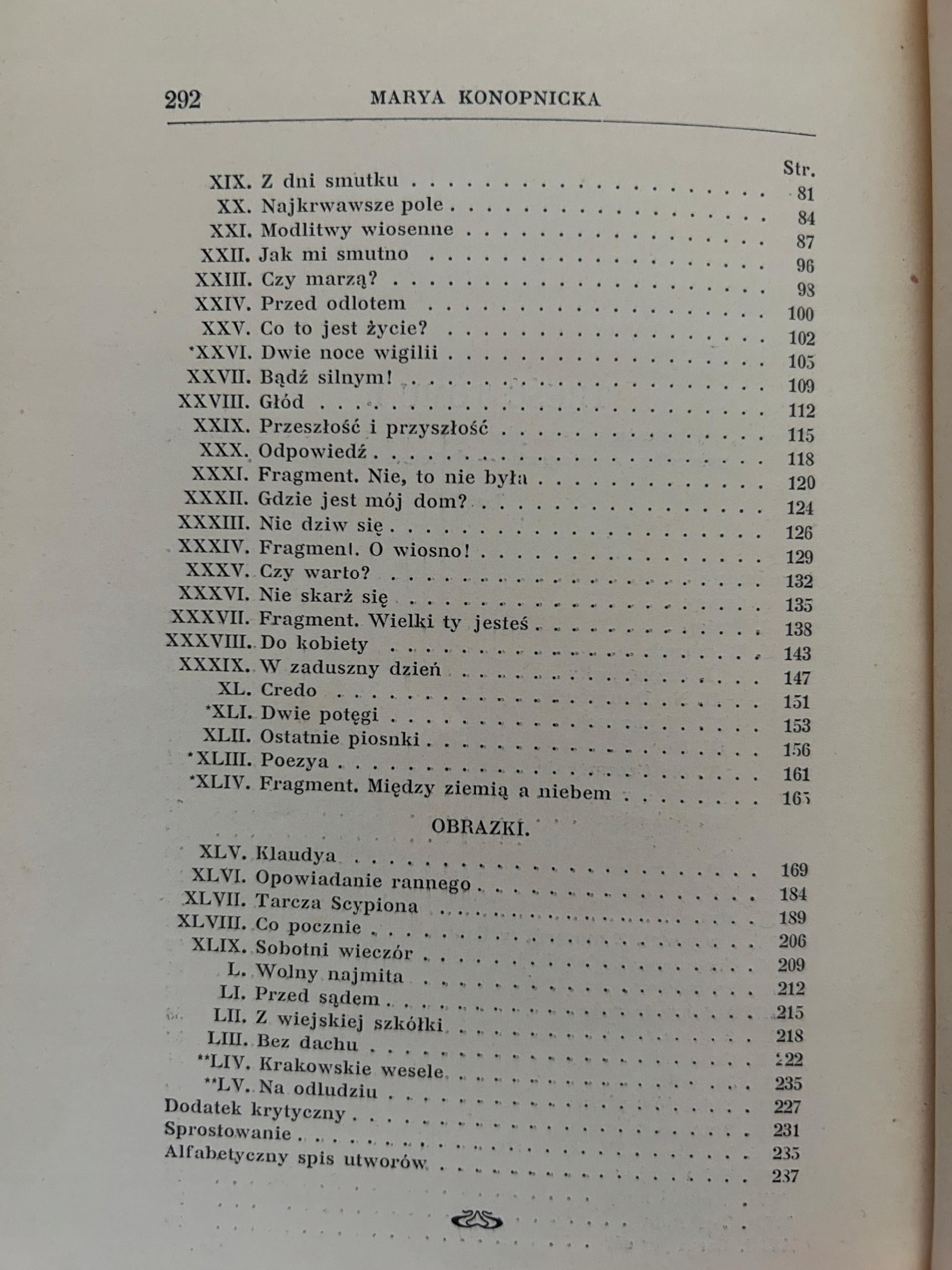 Poezye Tom I - Maria Konopnicka [wydanie przedwojenne]