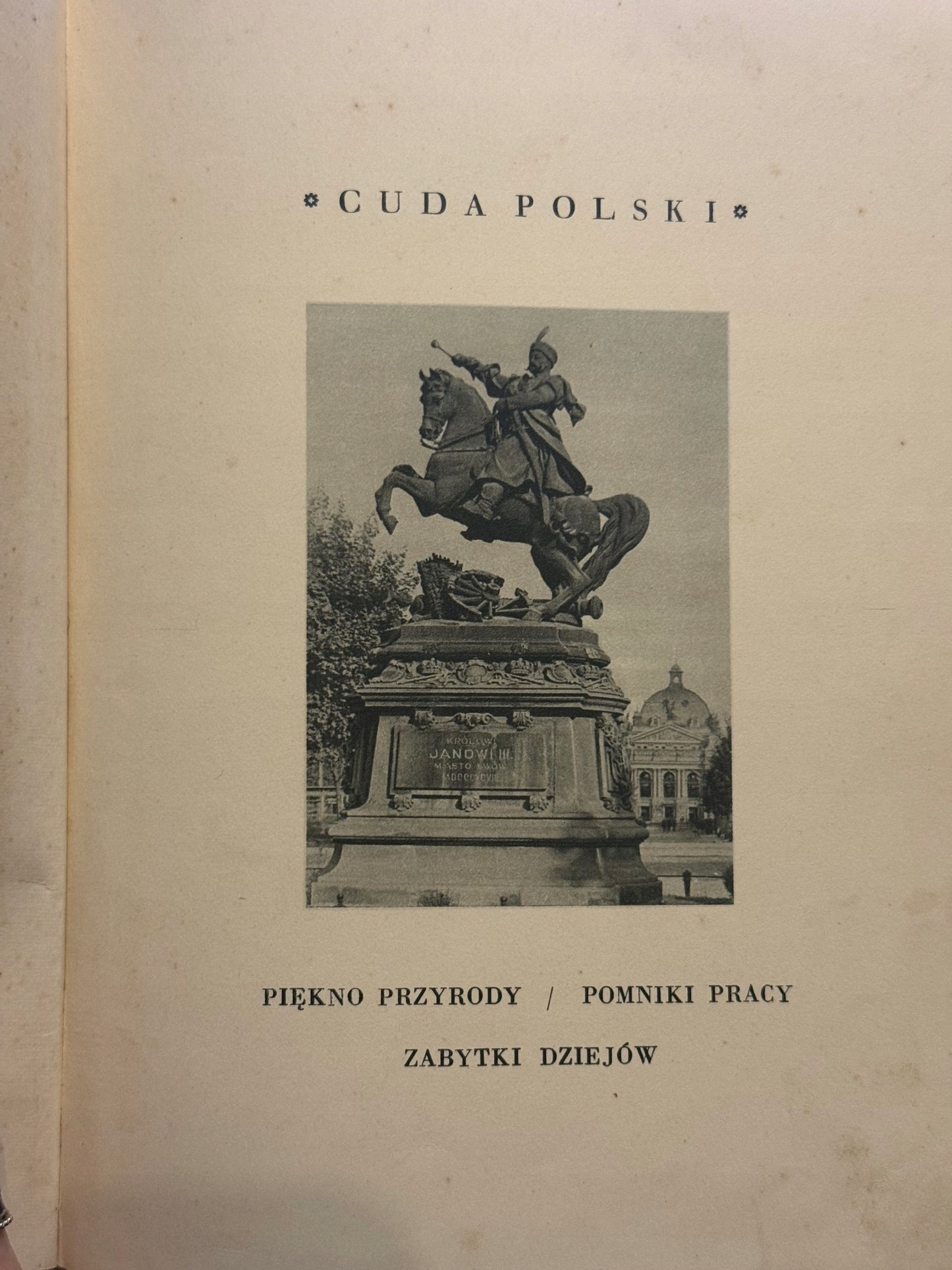 Cuda Polski. Lwów Wasylewski Stanisław [1931]