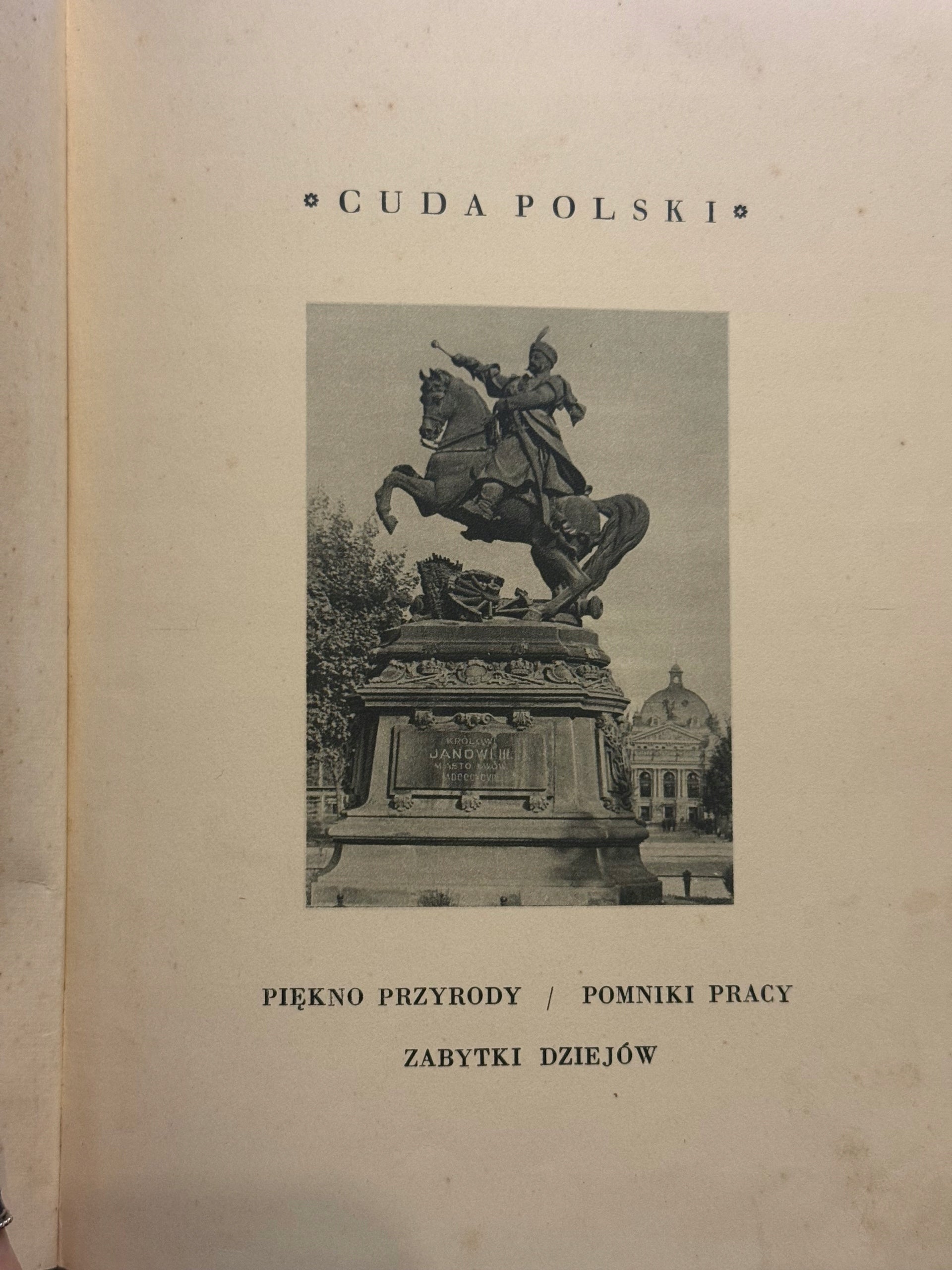Cuda Polski. Lwów Wasylewski Stanisław [1931]