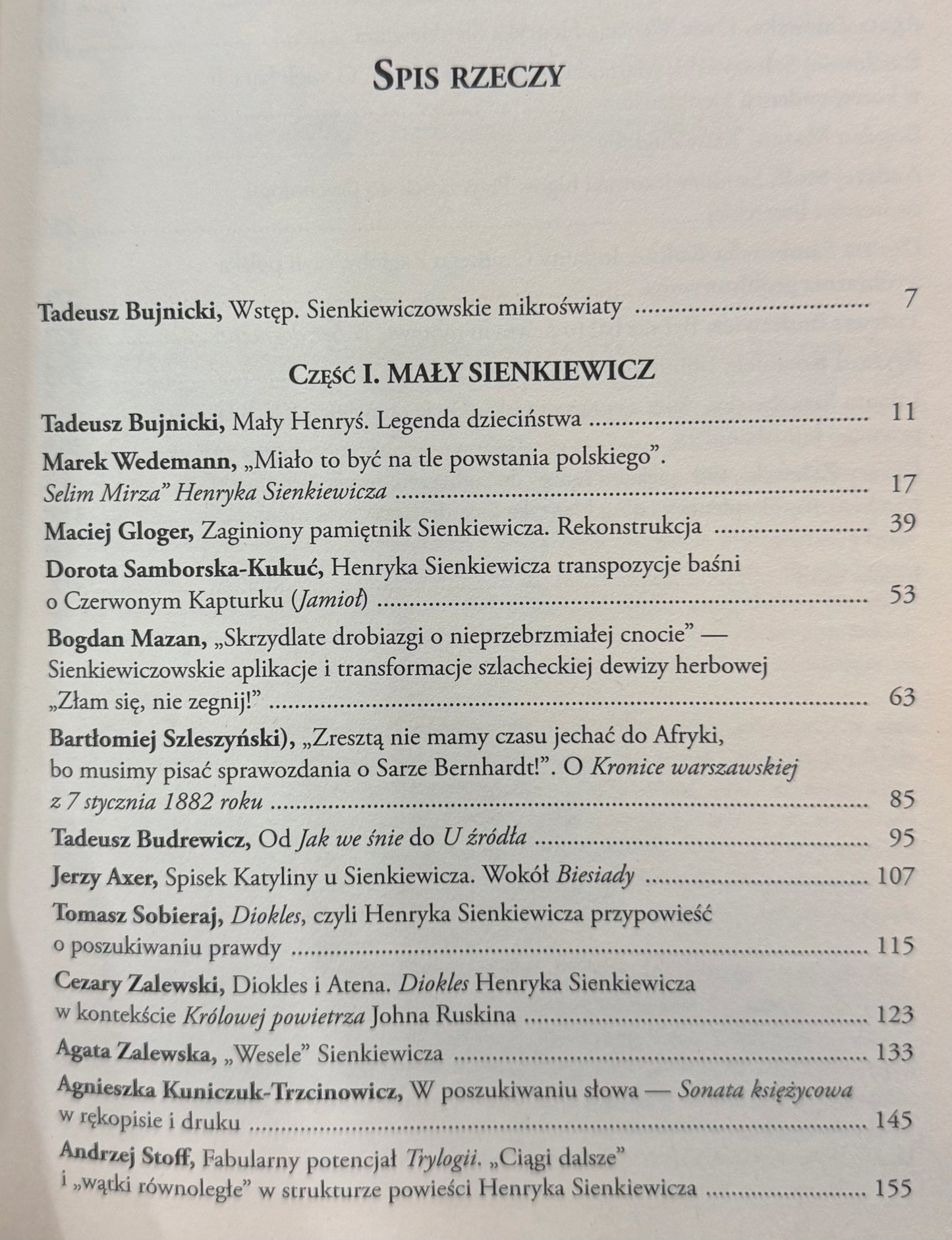 Sienkiewicz z innej strony Axer Jerzy, Bujnicki Tadeusz
