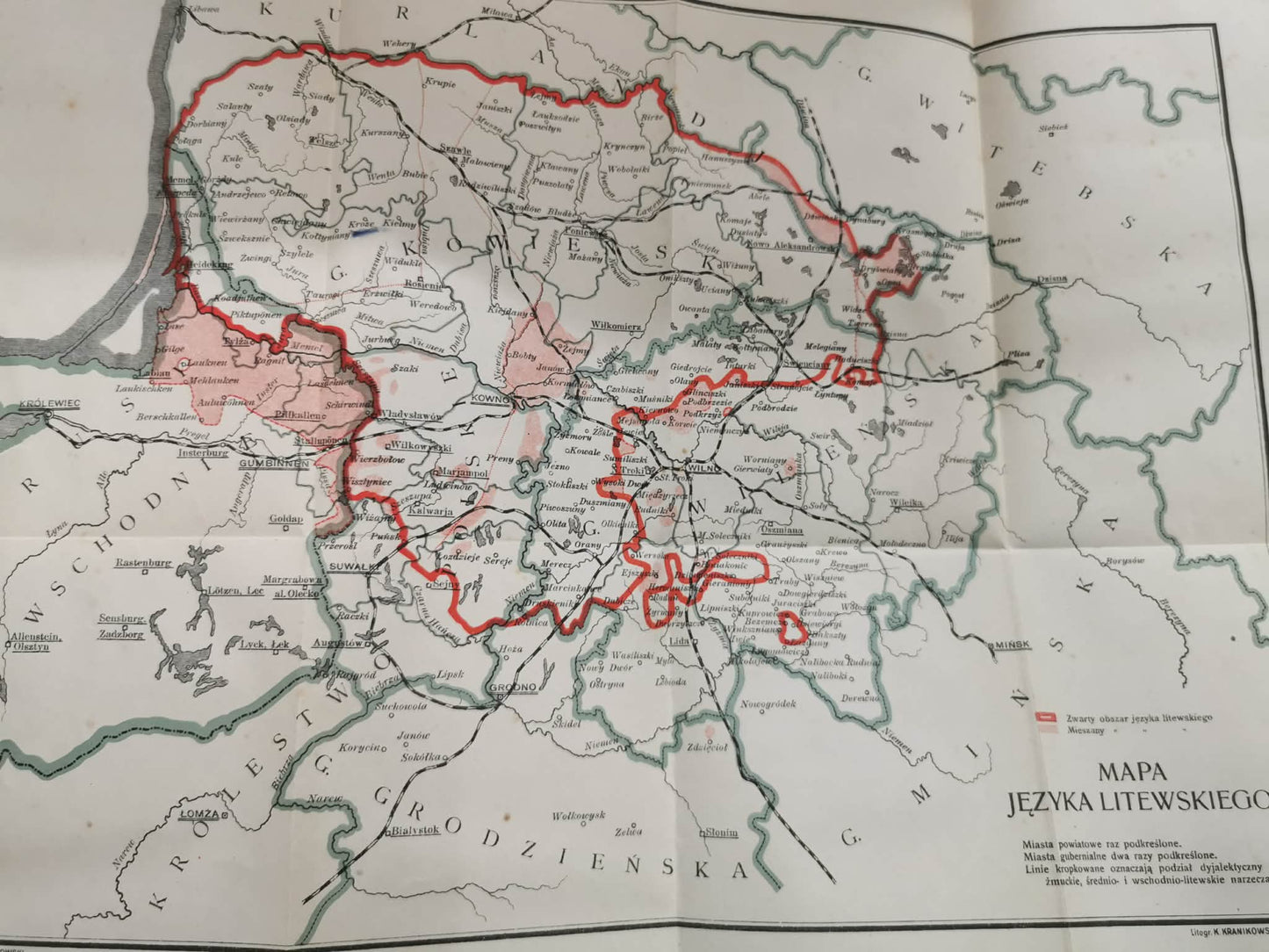 Polska i Litwa w dziejowym stosunku [Kraków 1914]