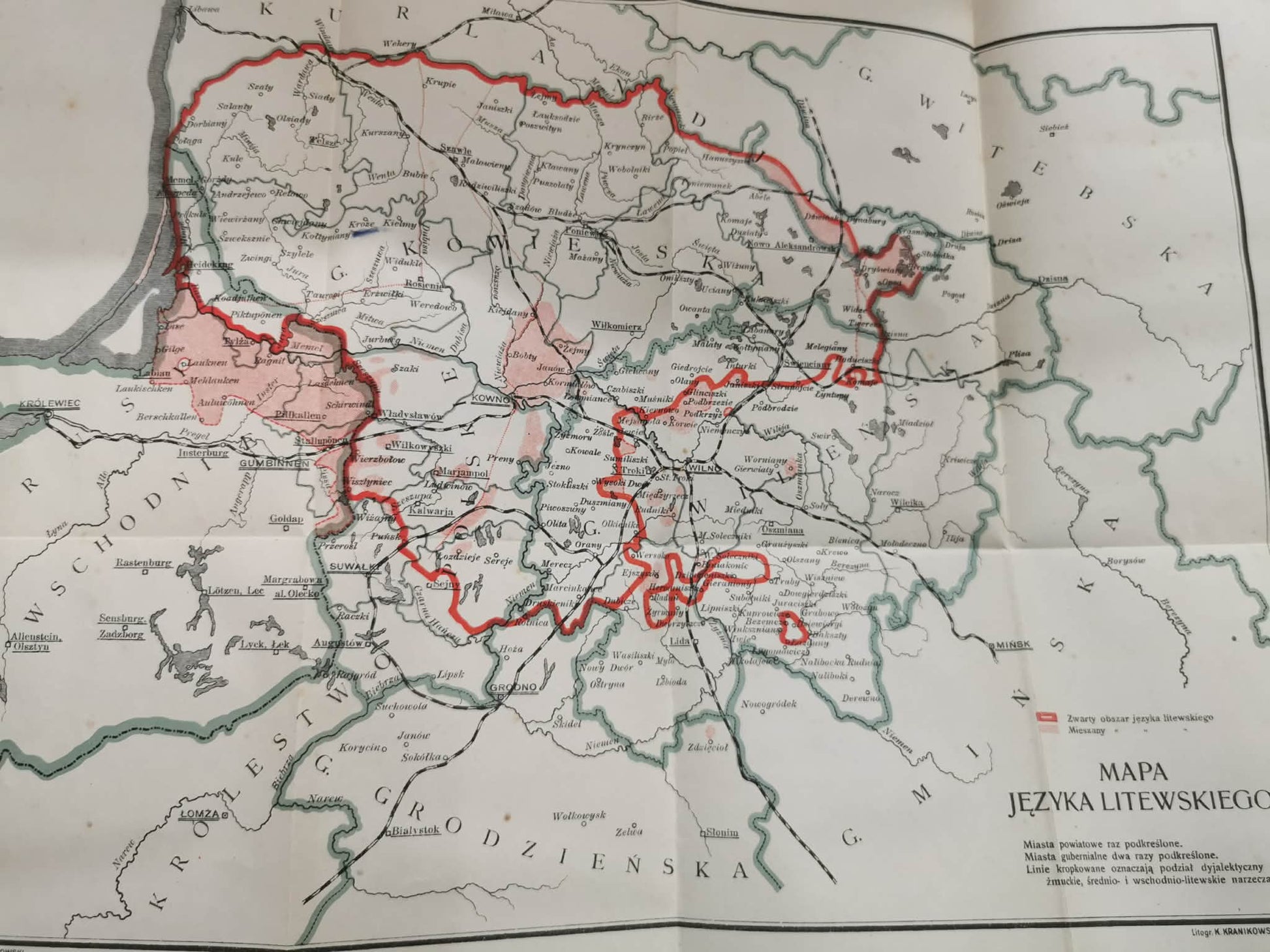 Polska i Litwa w dziejowym stosunku [Kraków 1914]