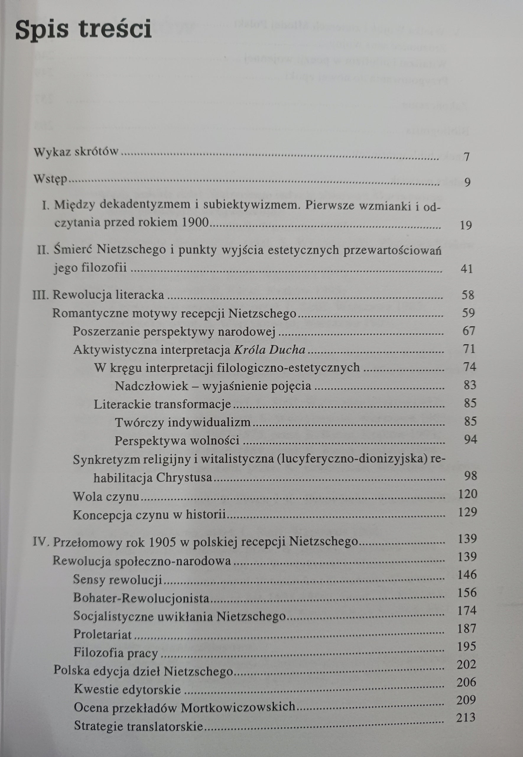 Friedrich Nietzsche w literaturze i publicystyce M. Kopij, J. Sucharzewska