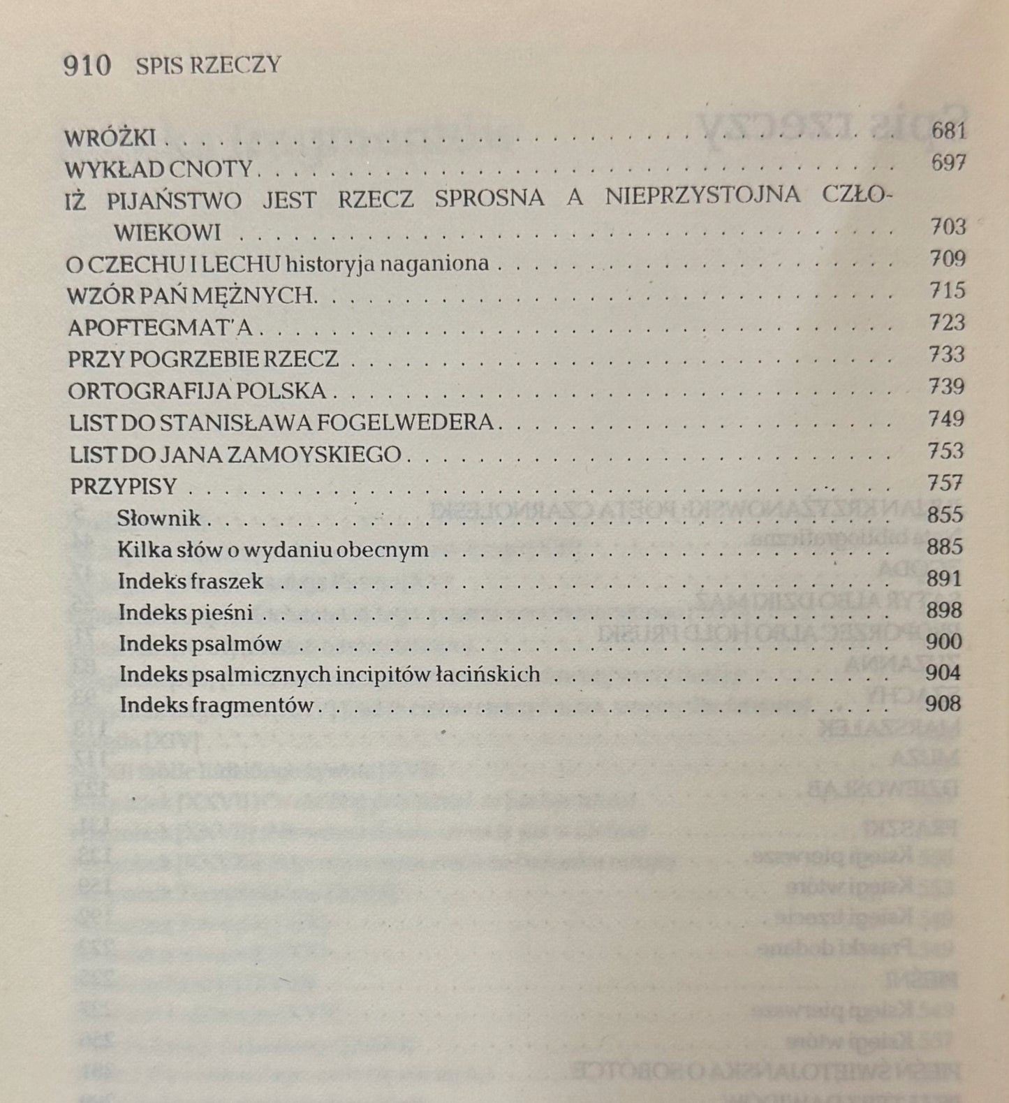 Dzieła polskie Jan Kochanowski [oprawa w pełną skórę]
